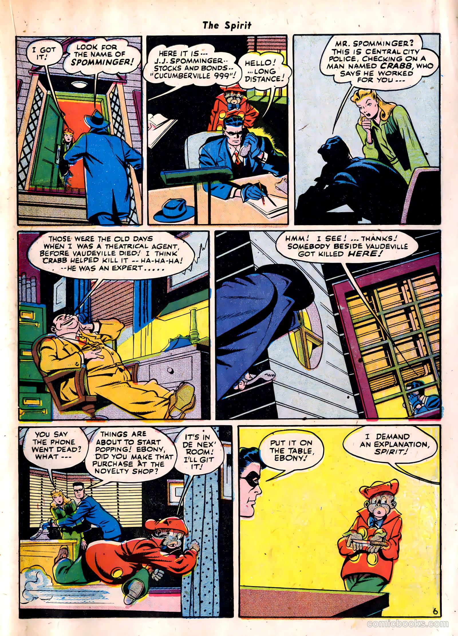 The Spirit #10 (1947) — page 31 of 52