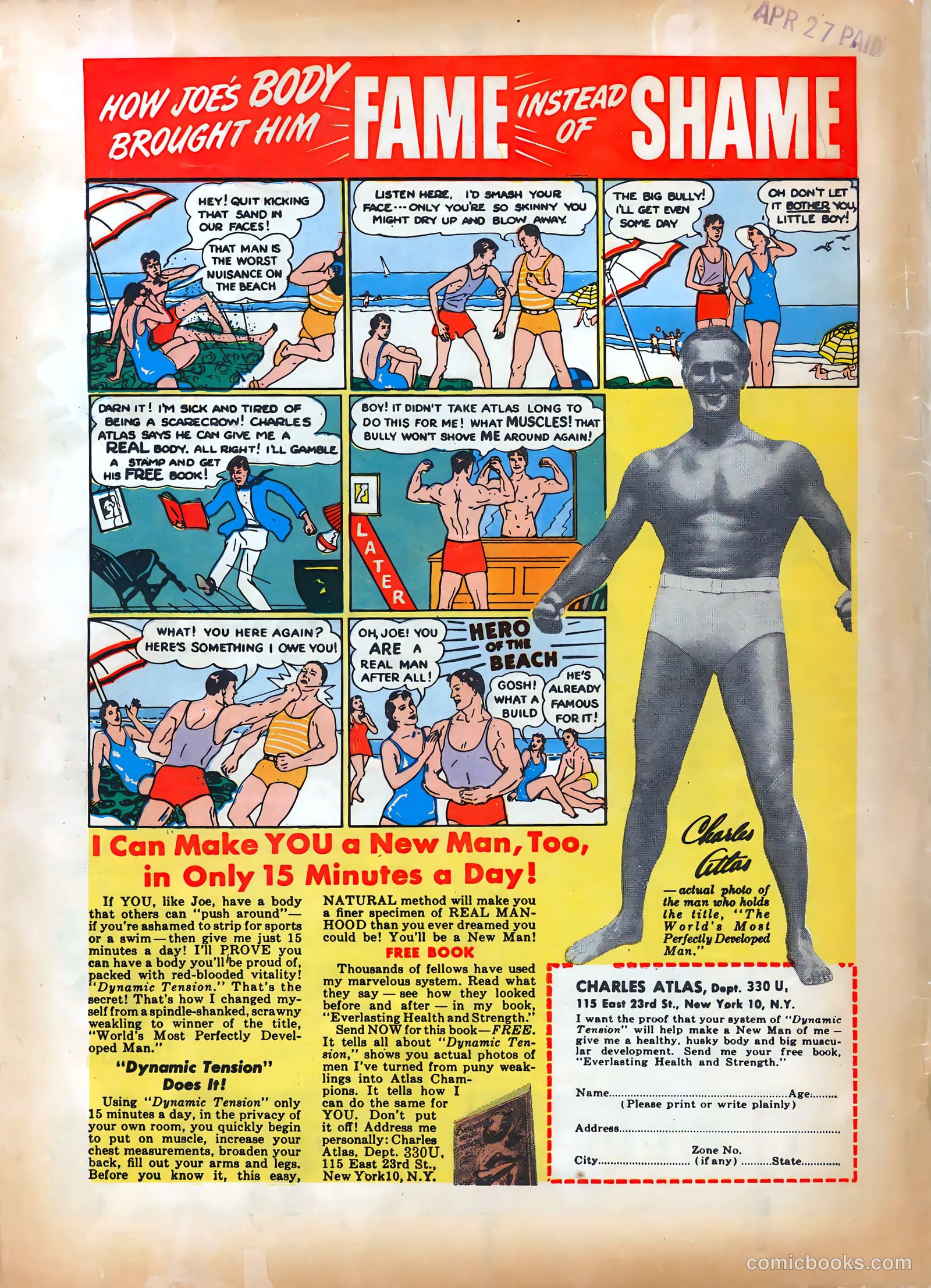The Spirit #16 (1949) — page 36 of 36