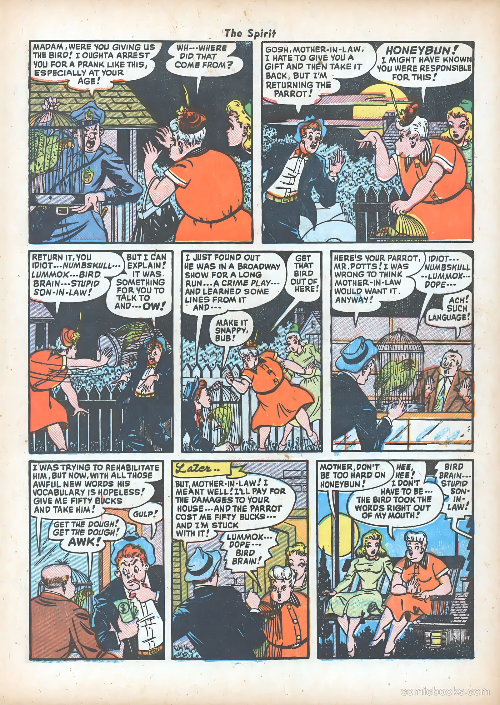 The Spirit #19 (1950) — page 21 of 36