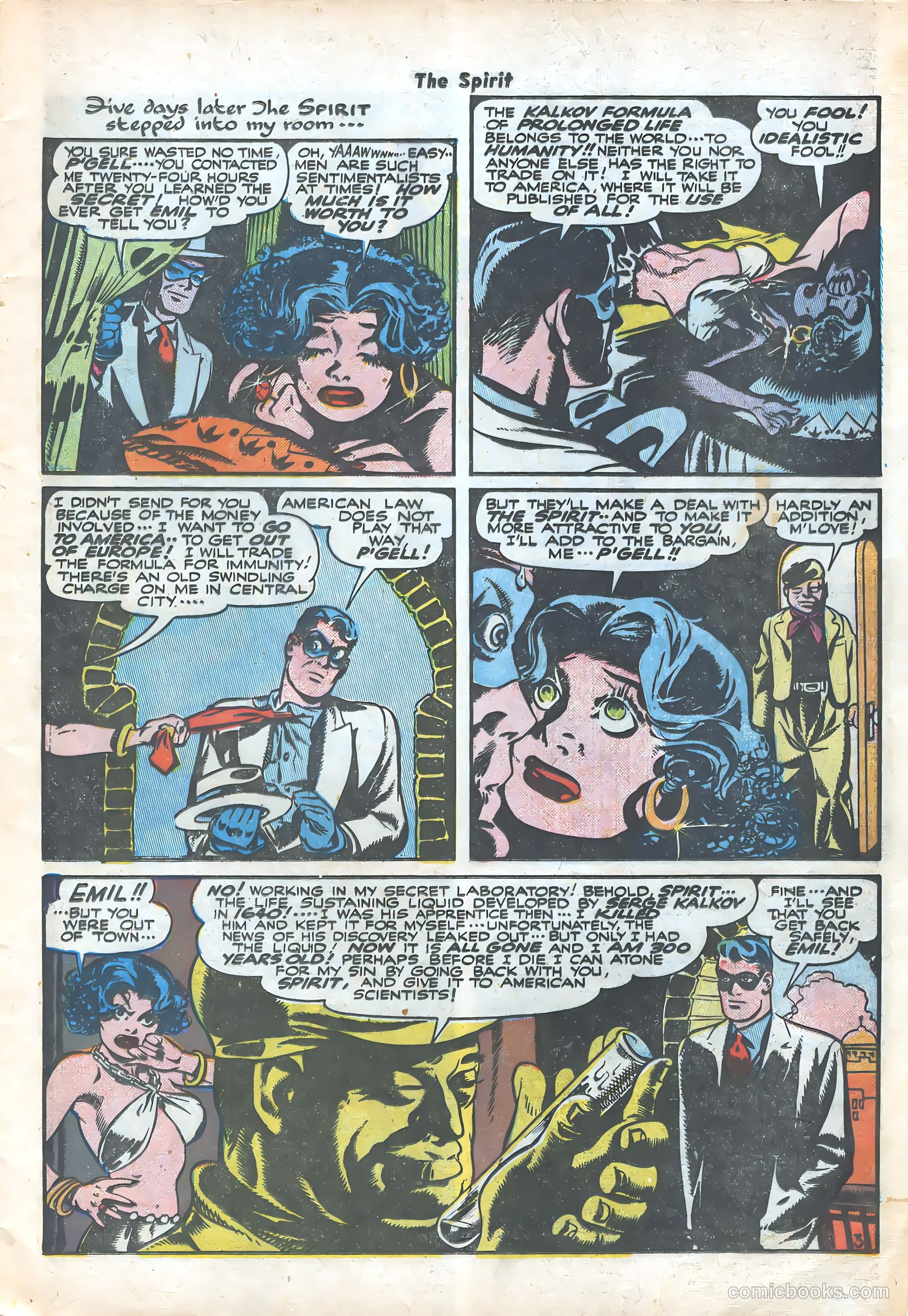 The Spirit #21 (1986) — page 5 of 36