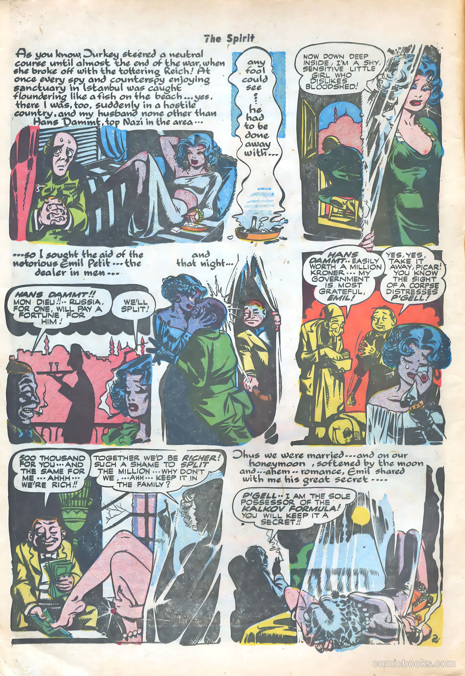 The Spirit #21 (1950) — page 4 of 36