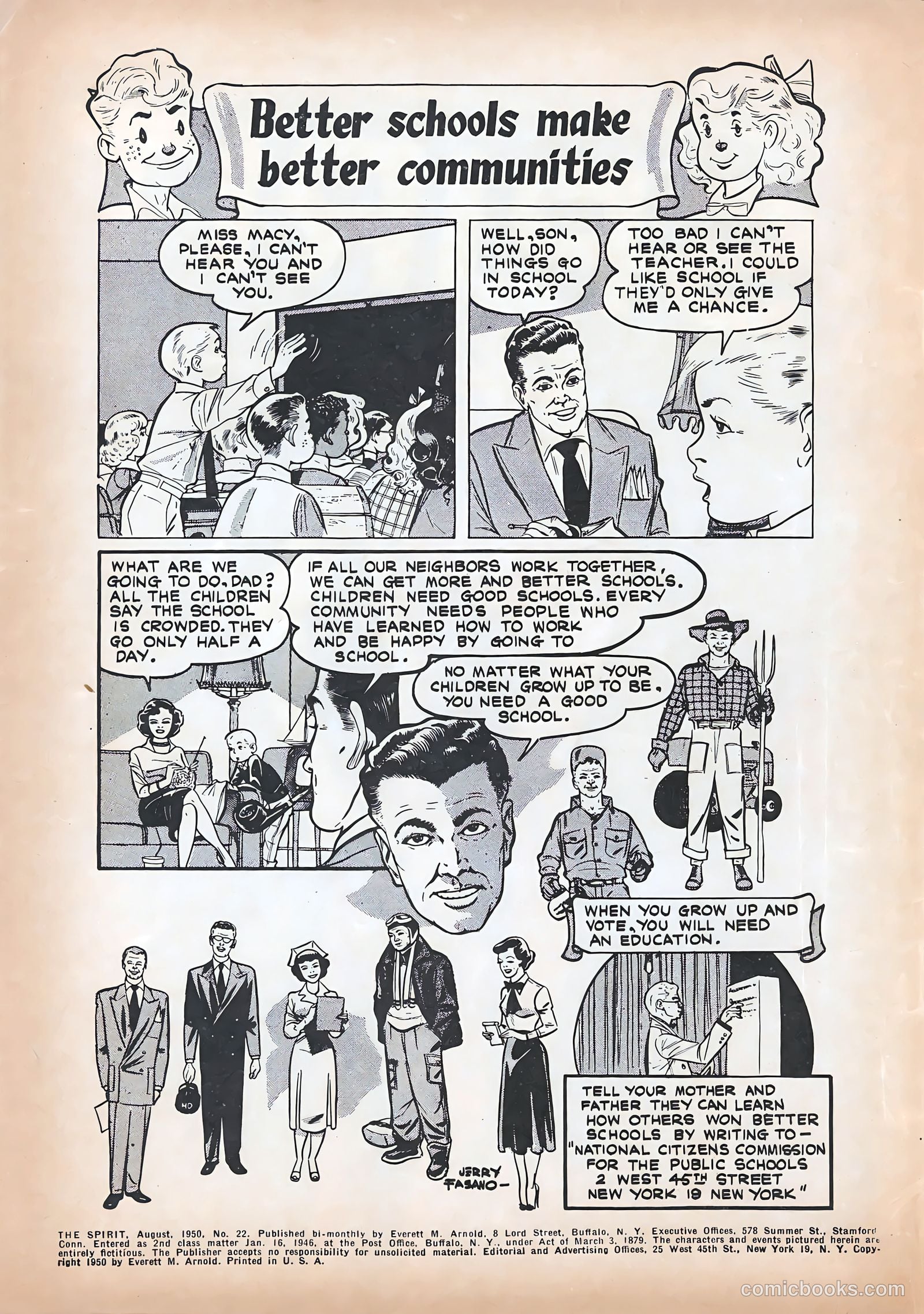 The Spirit #22 (1950) — page 2 of 36