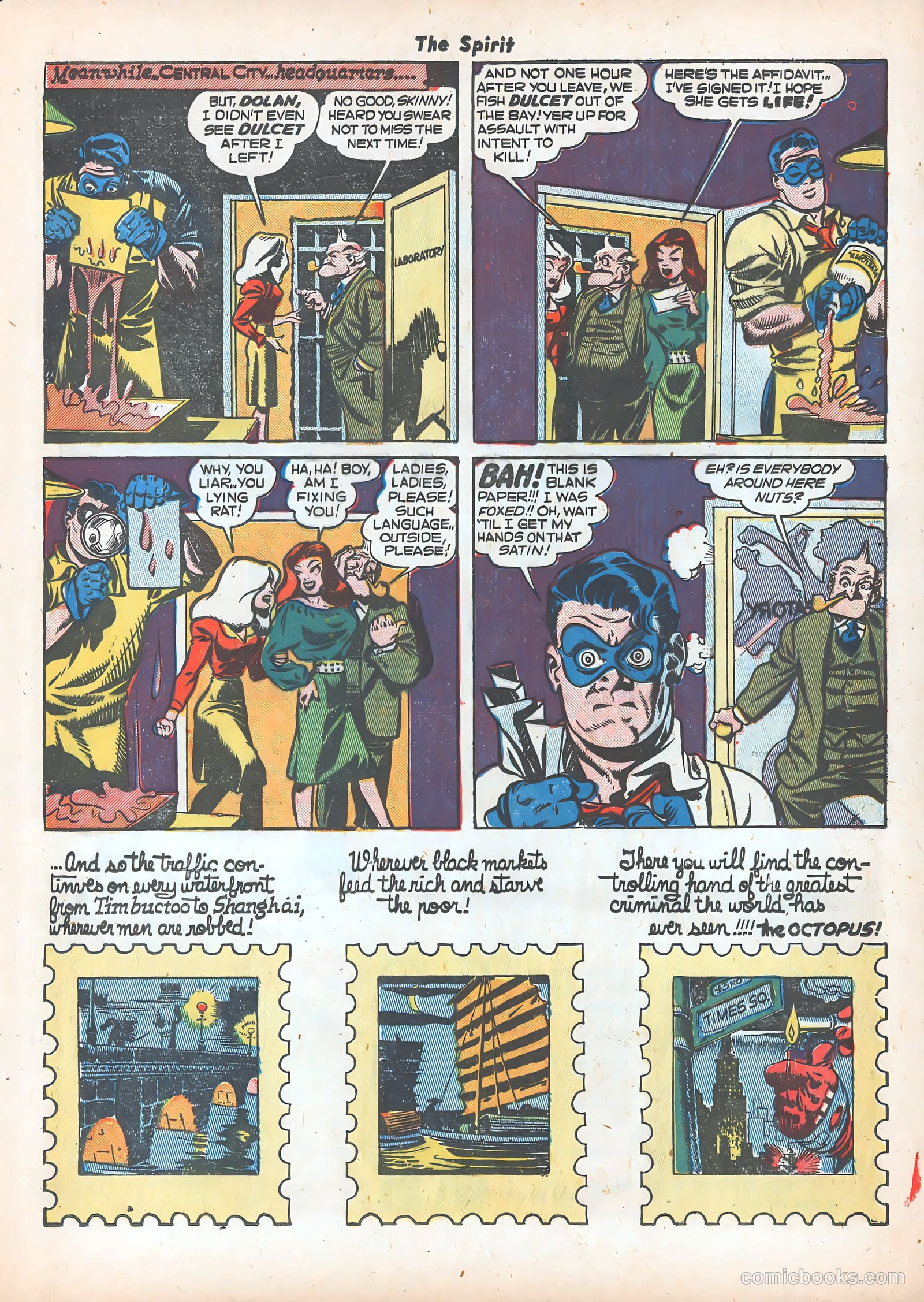 The Spirit #22 (1950) — page 33 of 36