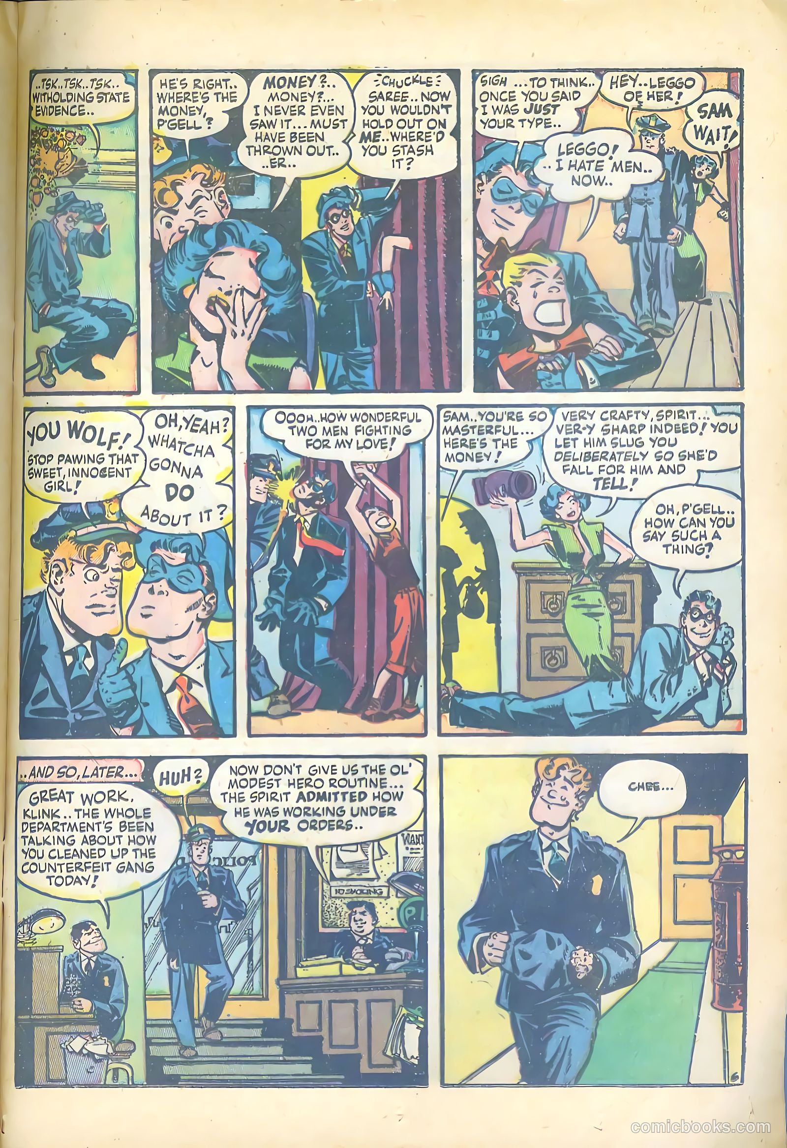 The Spirit #5 (1954) — page 24 of 34