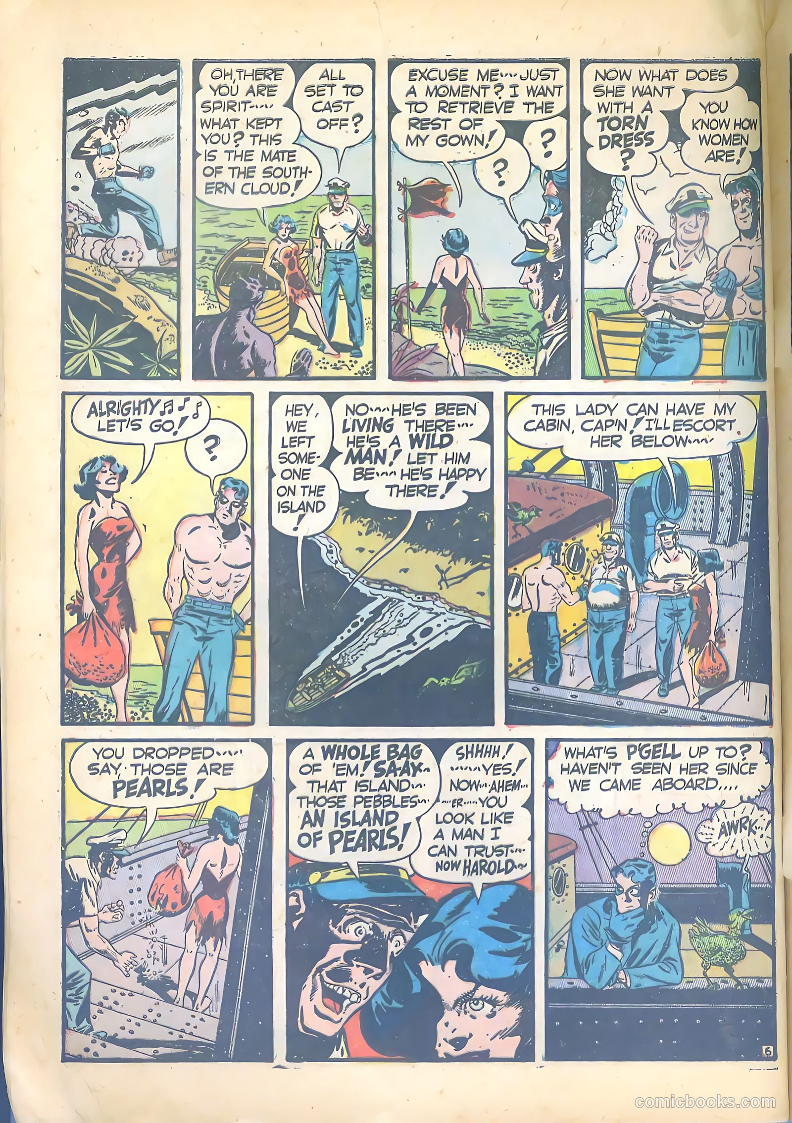 The Spirit #5 (1954) — page 31 of 34