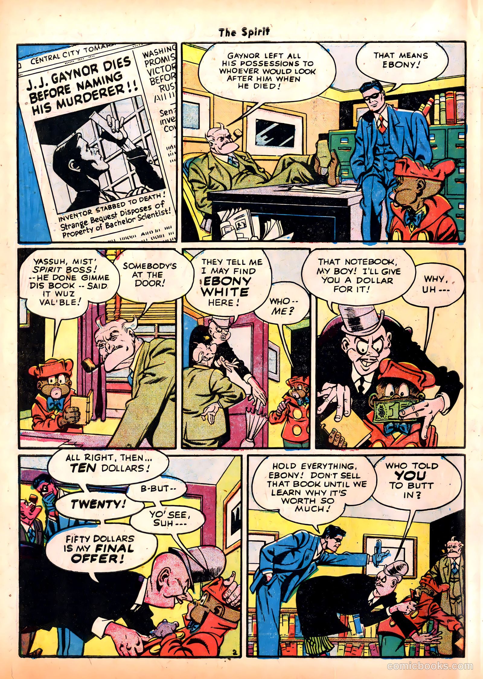The Spirit #6 (1946) — page 44 of 52