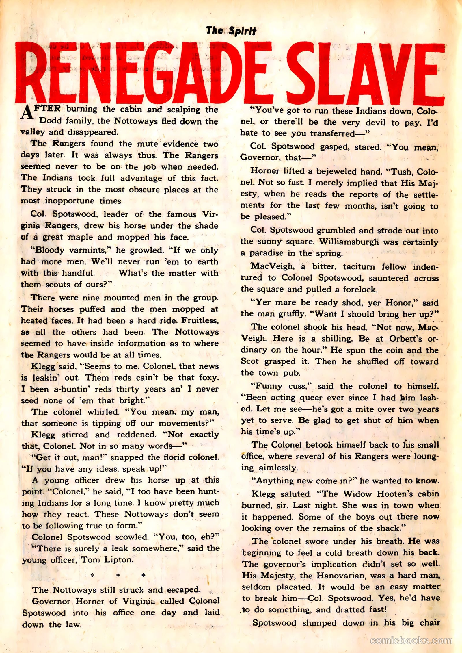 The Spirit #7 (1946) — page 40 of 52