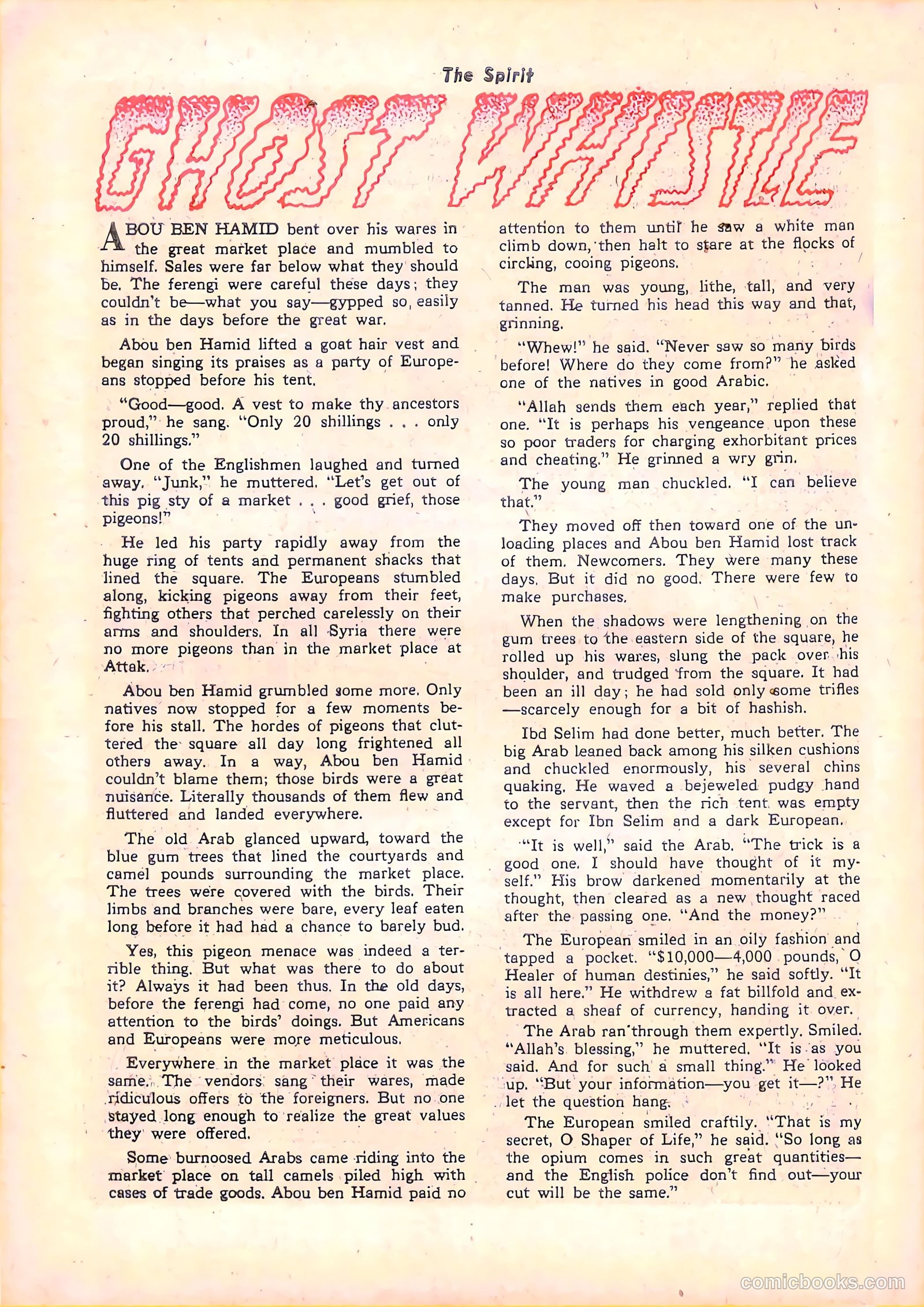 The Spirit #8 (1947) — page 40 of 52