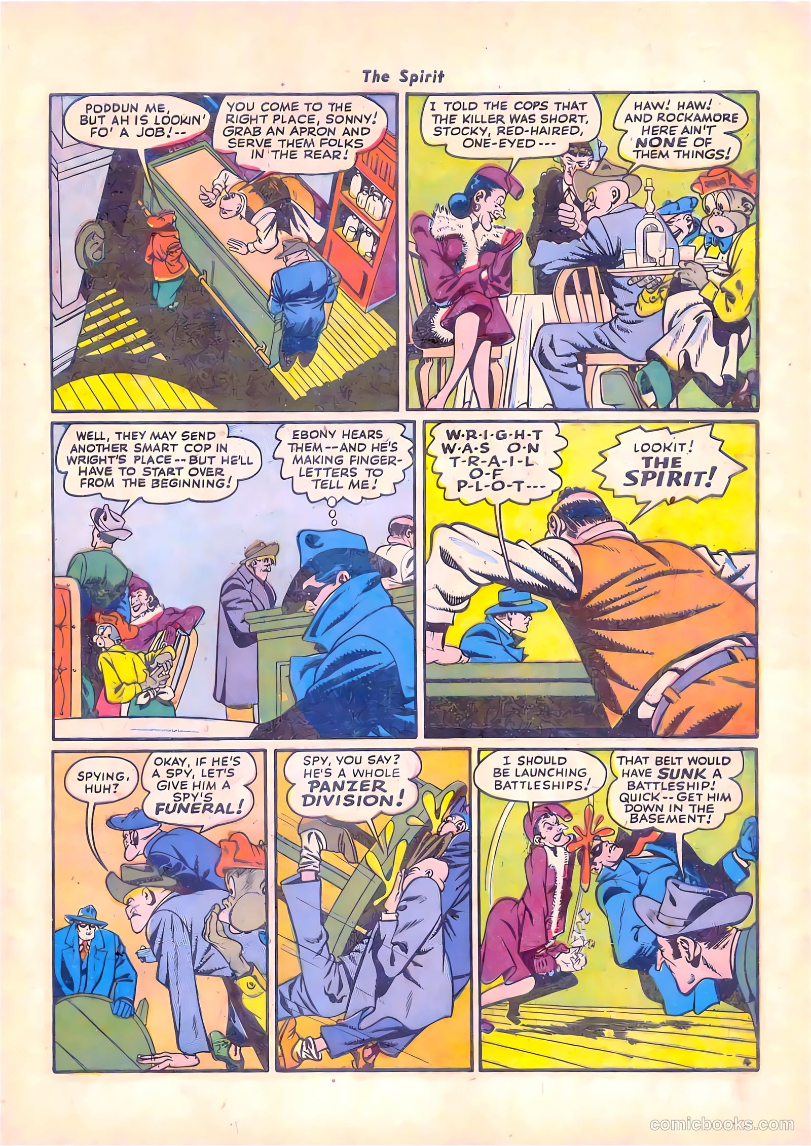The Spirit #8 (1947) — page 45 of 52