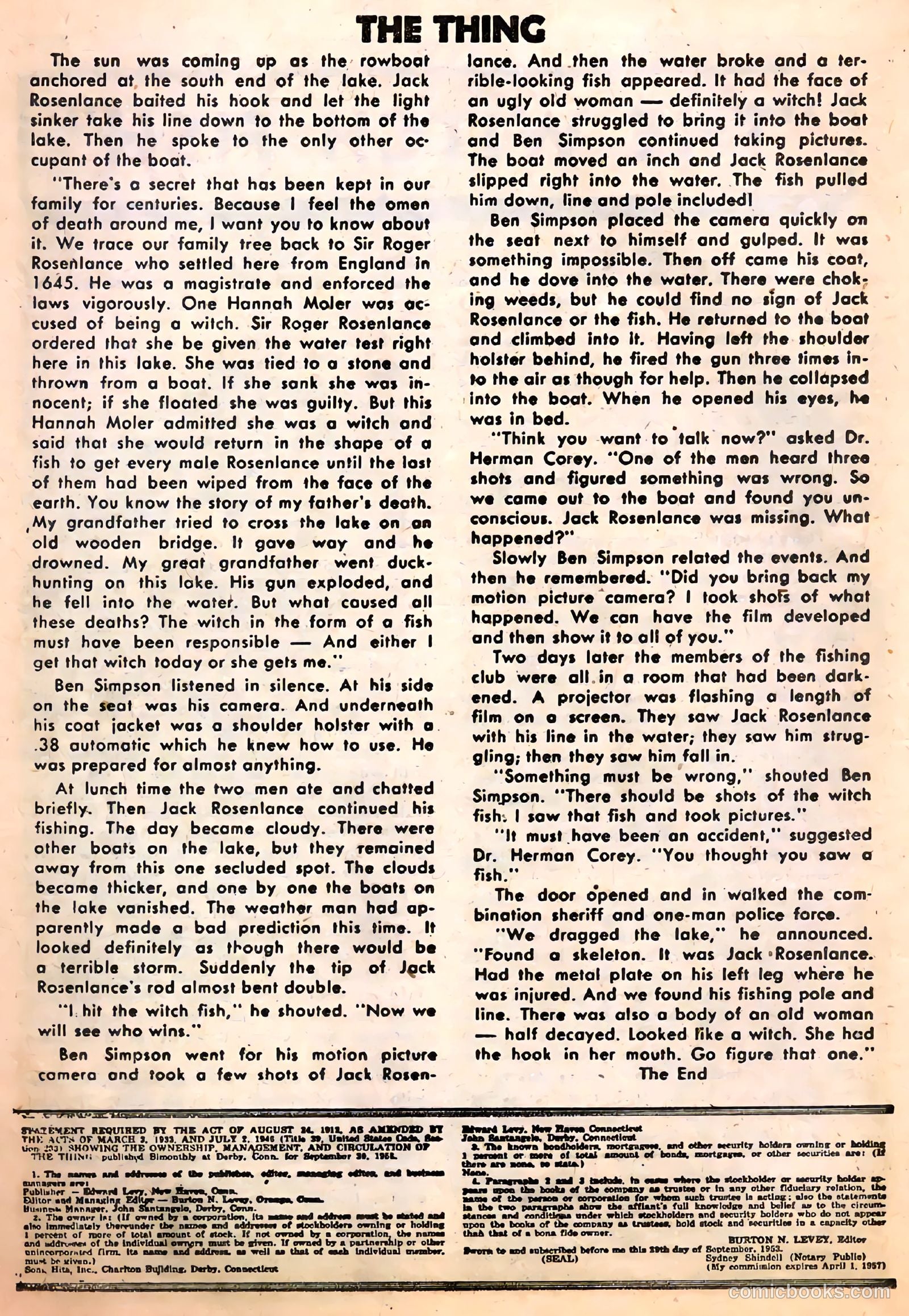 The Thing #13 (1954) — page 16 of 33