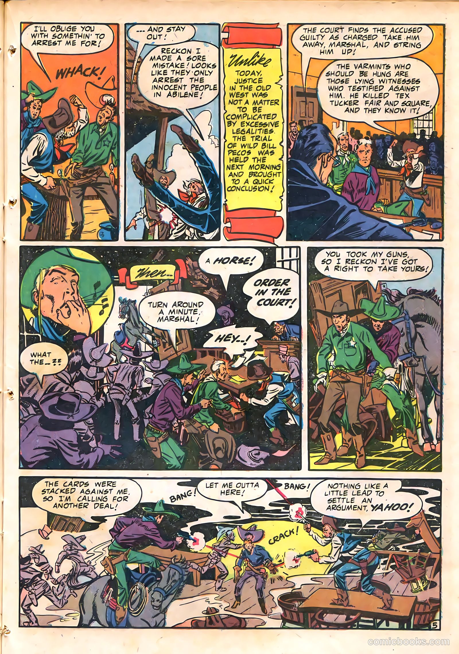 The Westerner Comics #15 (1948) — page 21 of 52