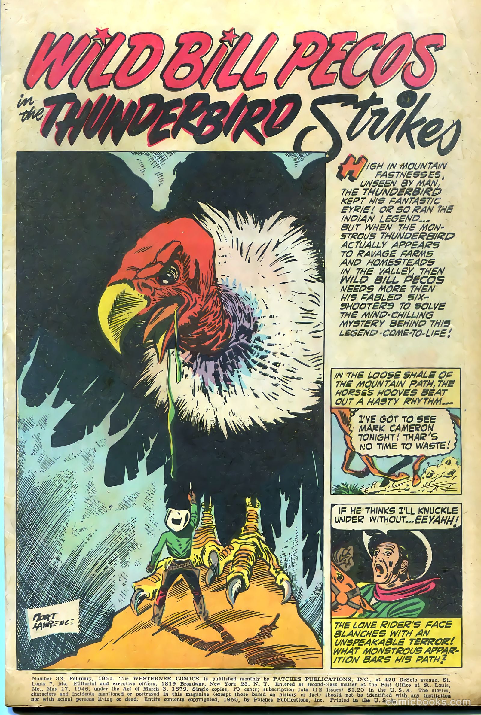 The Westerner Comics #33 (1951) — page 2 of 50