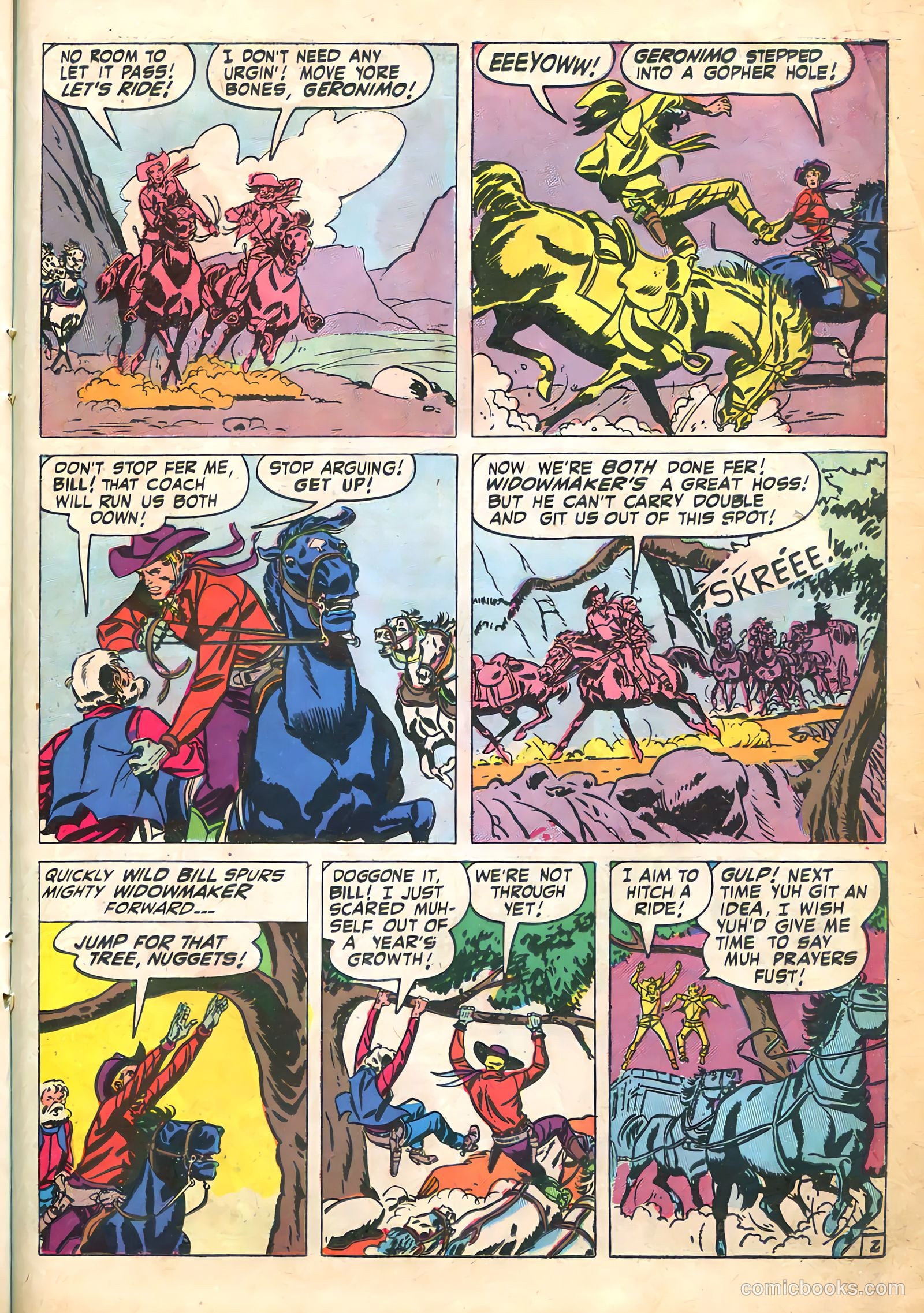 The Westerner Comics #33 (1951) — page 32 of 50