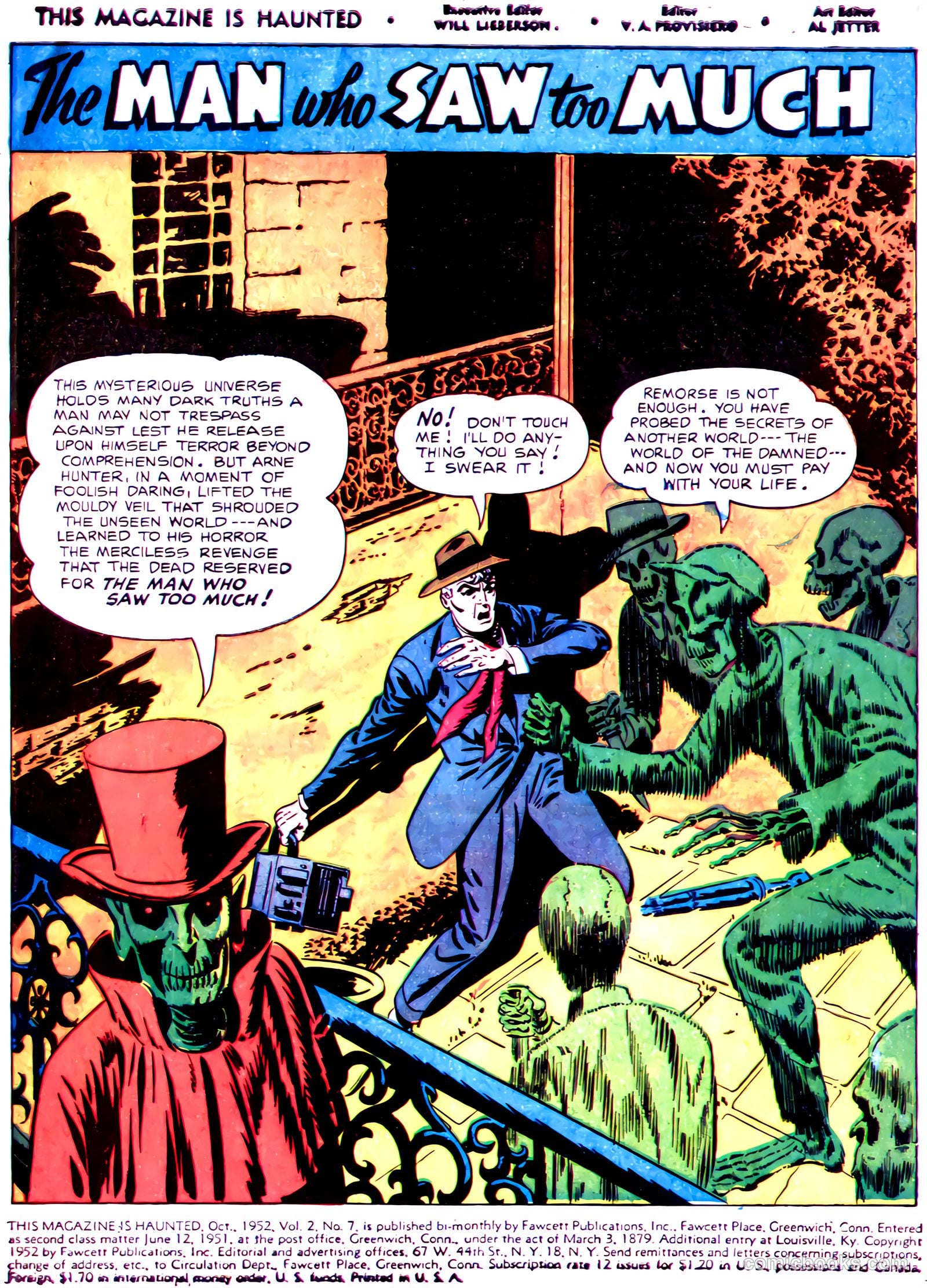 This Magazine Is Haunted #7 (1952) — page 3 of 36
