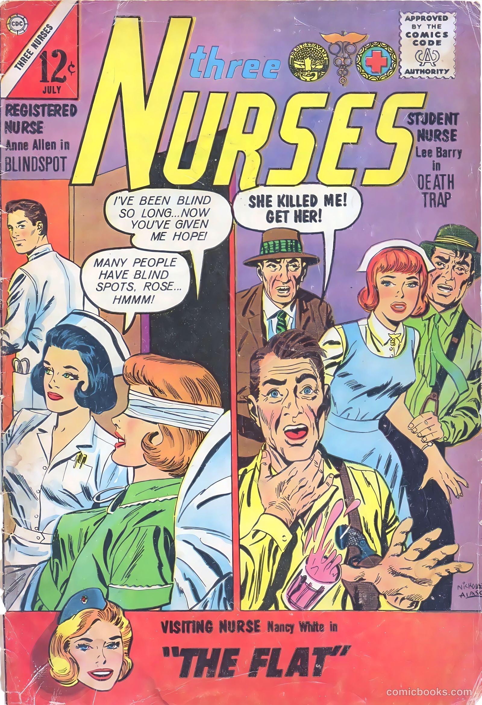 Three Nurses #19 cover