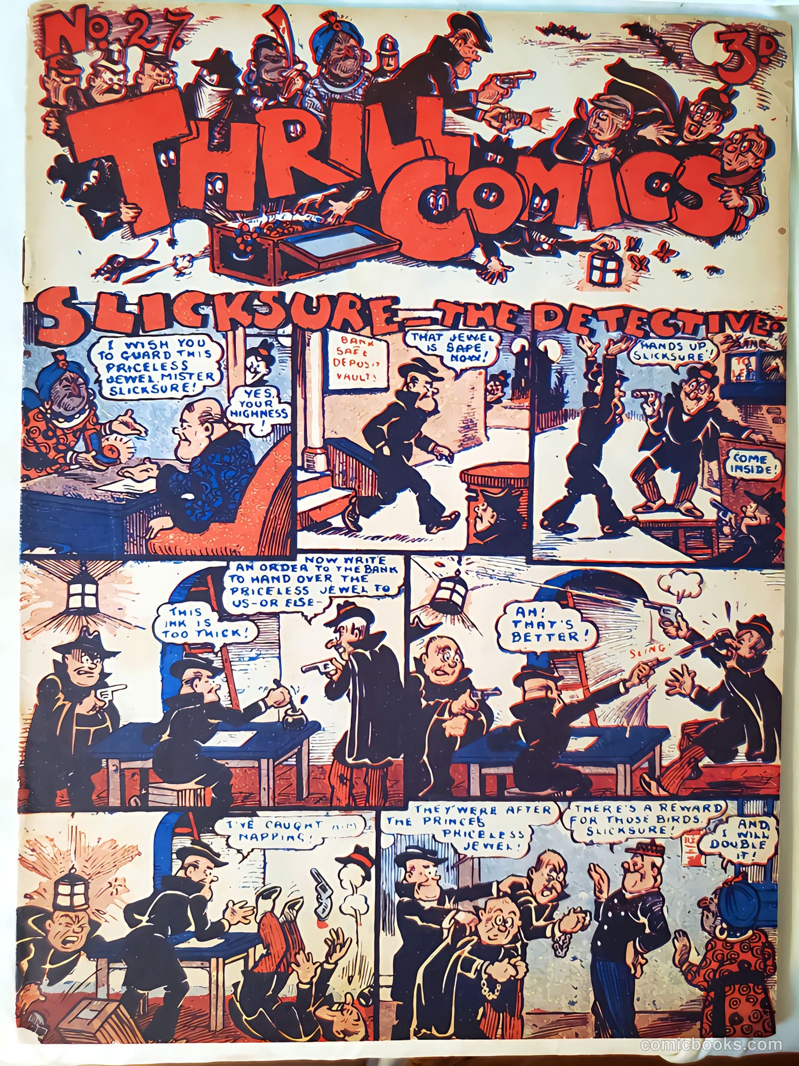 Thrill Comics #27 cover