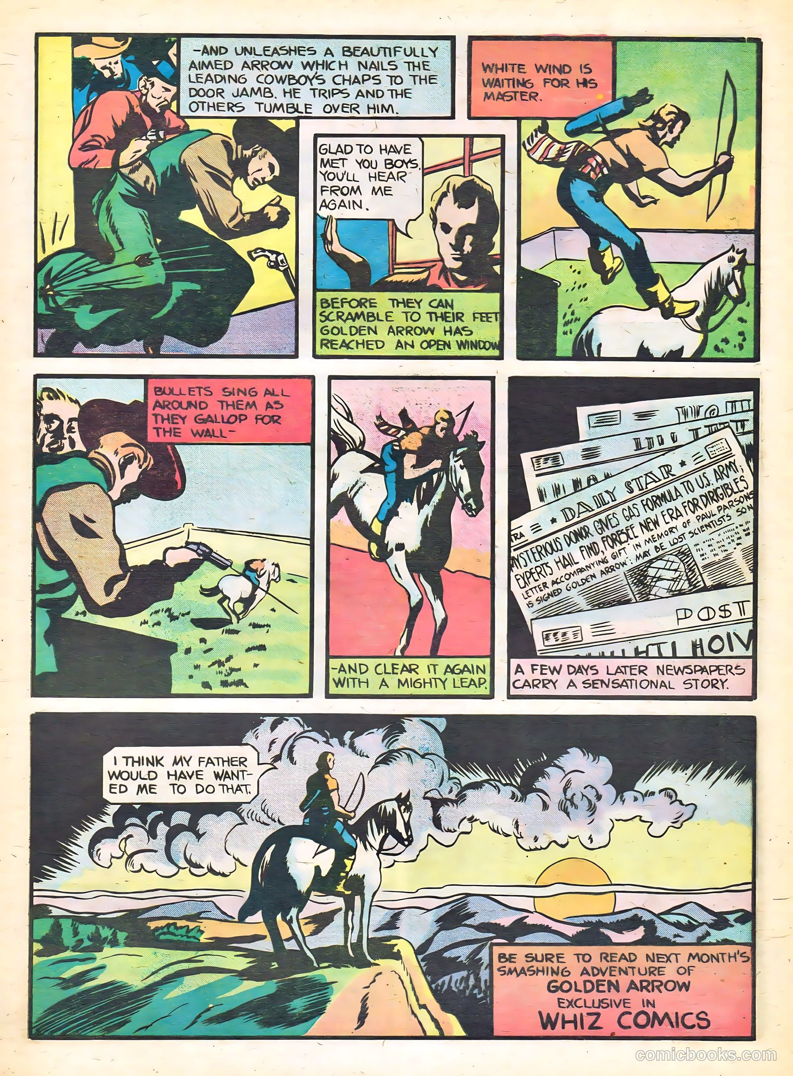 Thrill Comics [ashcan] #1 (1940) — page 29 of 29