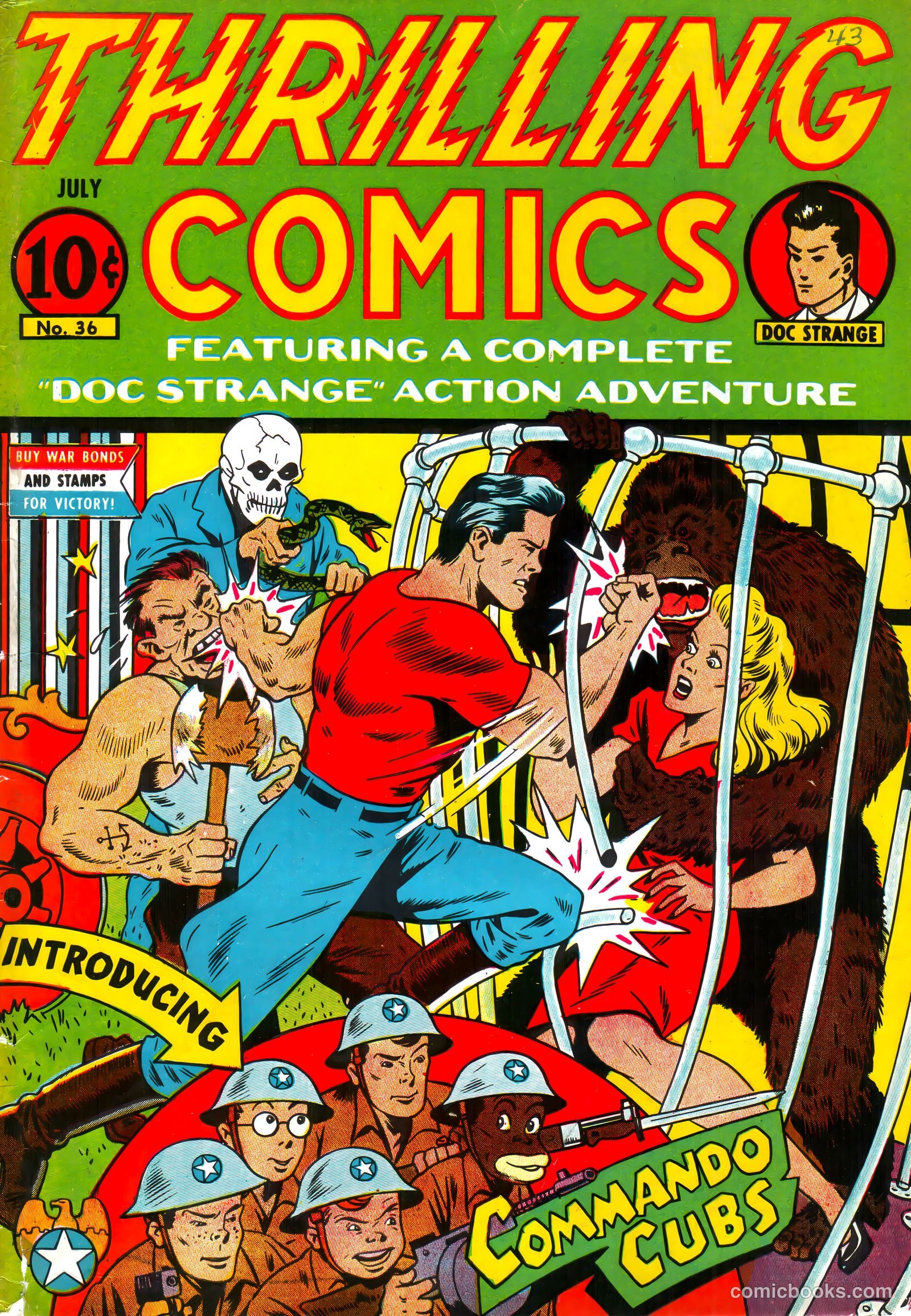 Thrilling Comics #36 (1943) — page 1 of 60