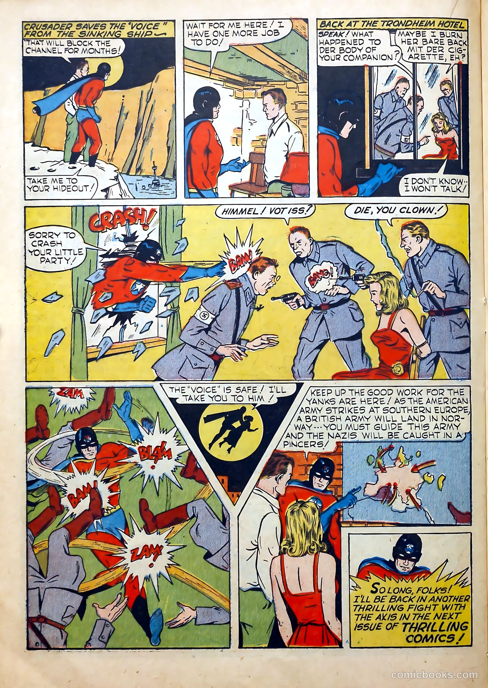 Thrilling Comics #38 (1943) — page 31 of 58