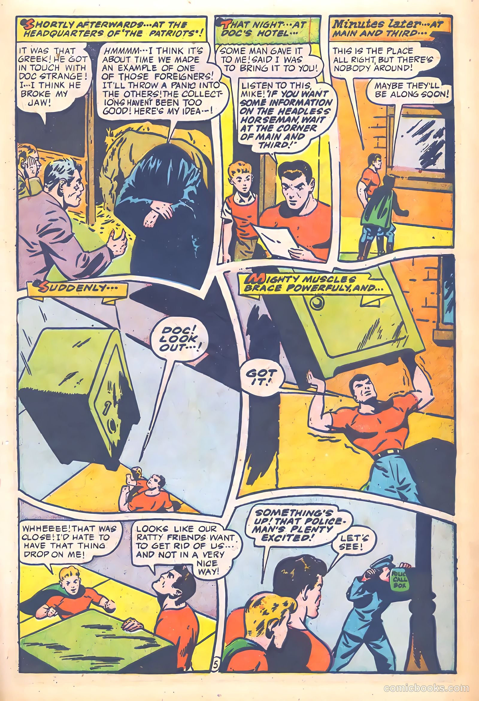 Thrilling Comics #54 (1946) — page 6 of 34