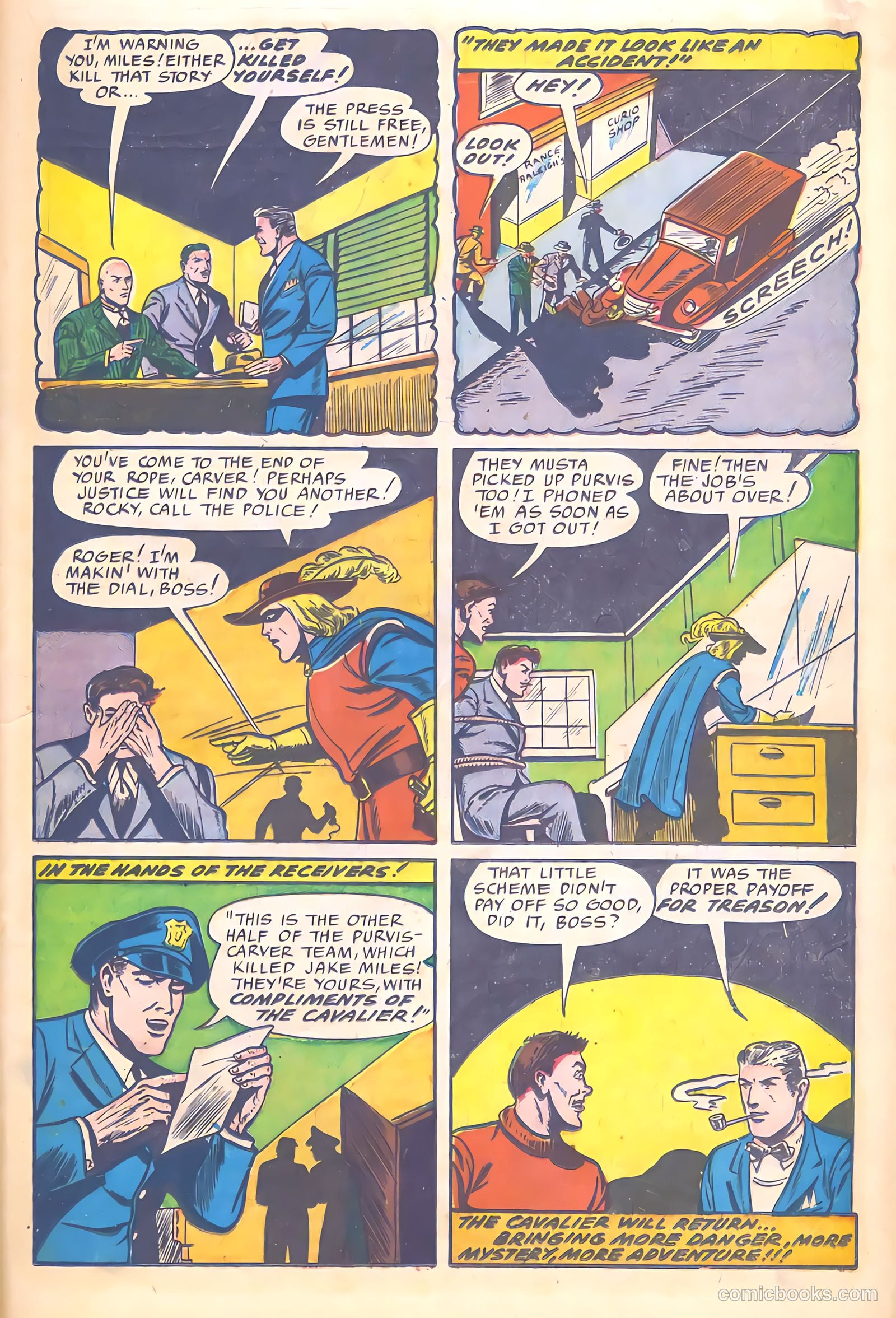 Thrilling Comics #54 (1946) — page 32 of 34