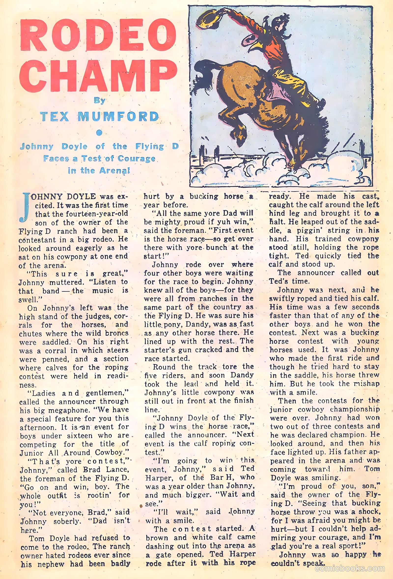 Thrilling Comics #54 (1946) — page 33 of 34