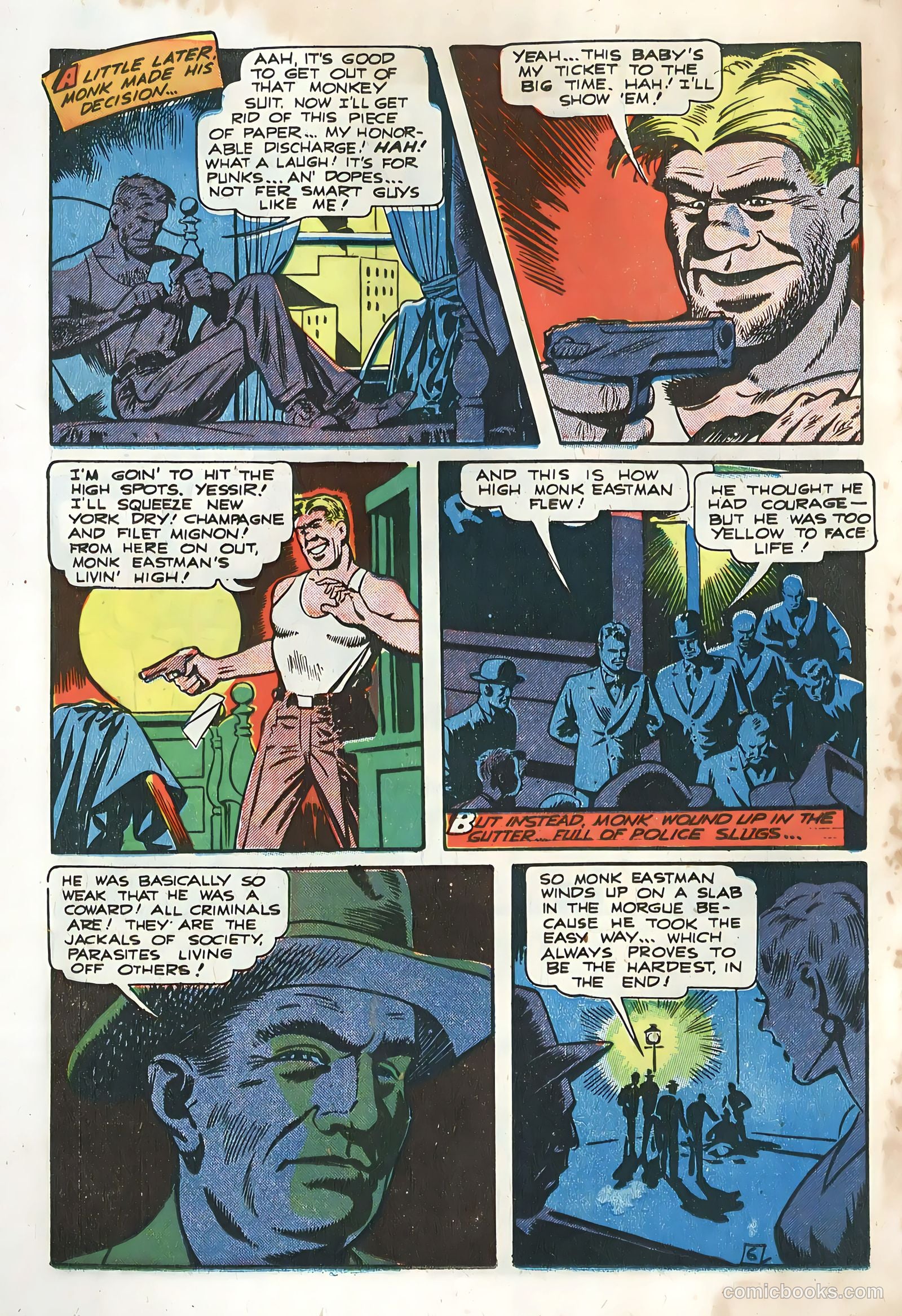 Thrilling Comics #68 (1948) — page 36 of 52
