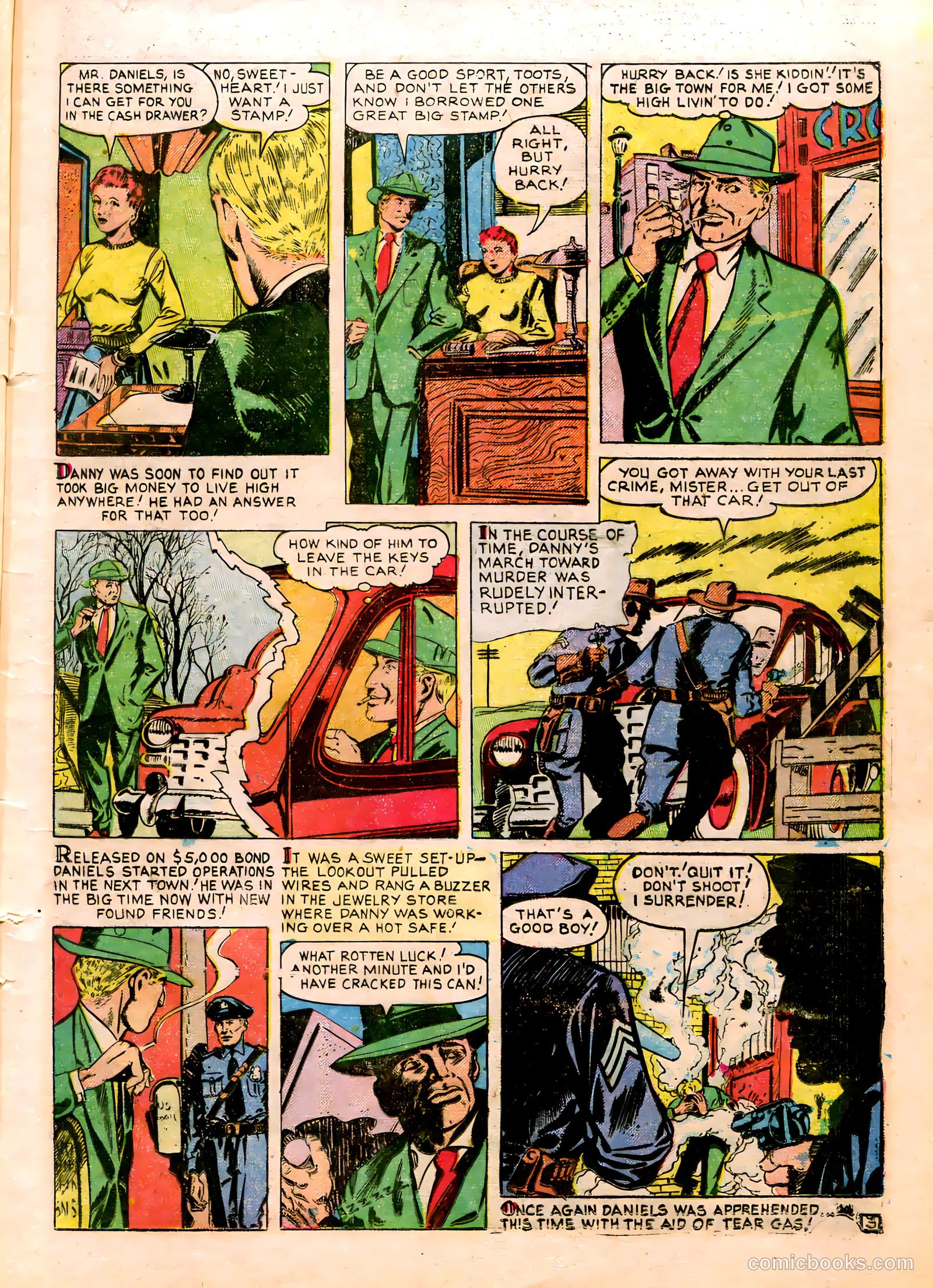 Thrilling Crime Cases #46 (1951) — page 5 of 36