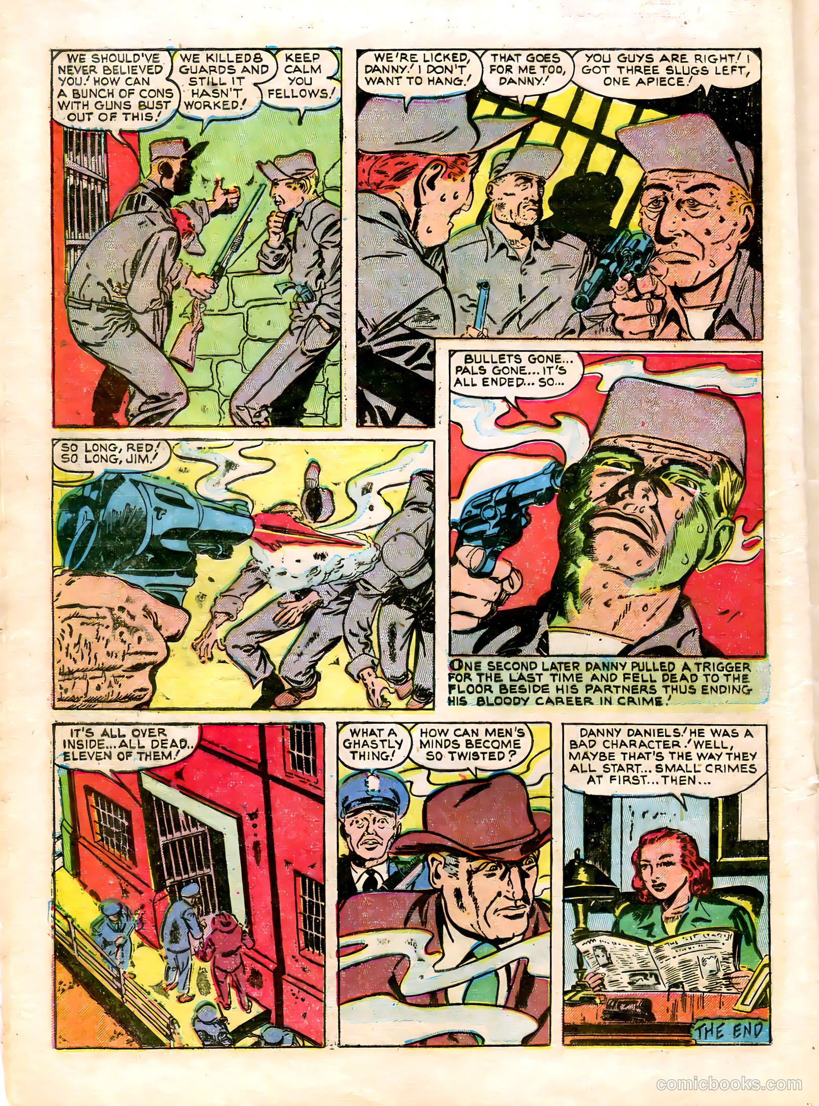 Thrilling Crime Cases #46 (1951) — page 8 of 36