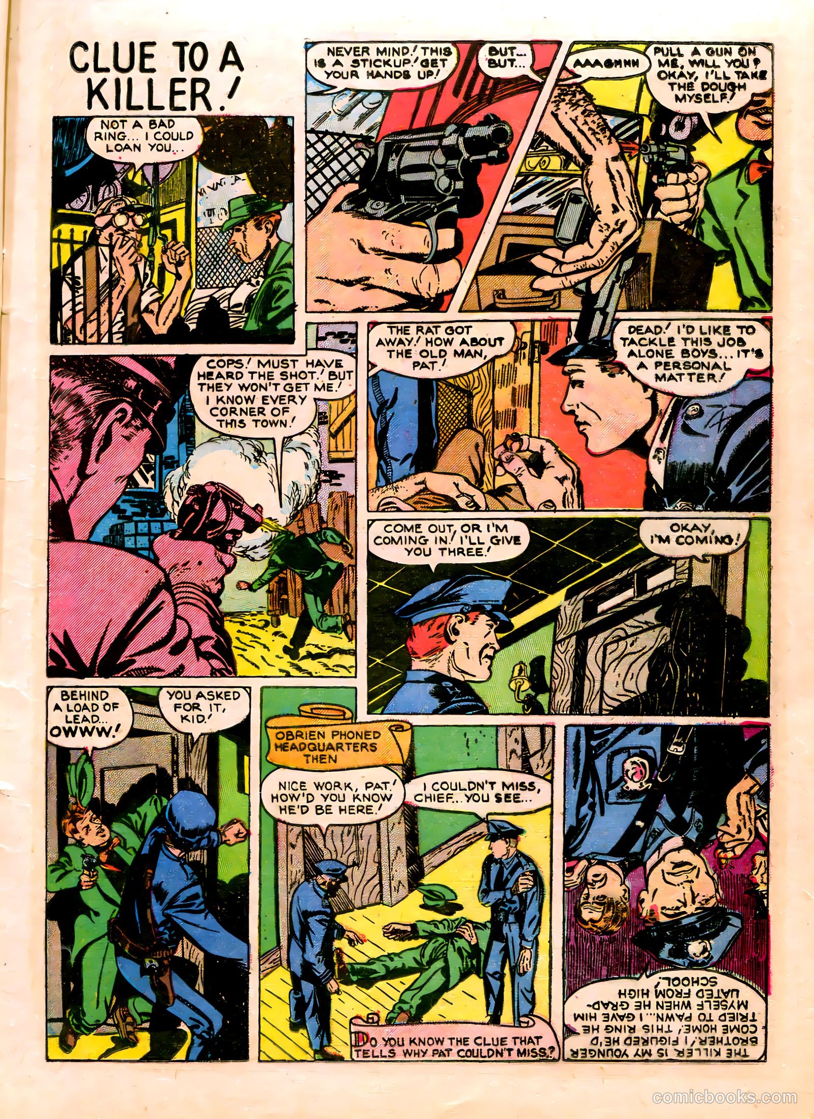 Thrilling Crime Cases #46 (1951) — page 9 of 36