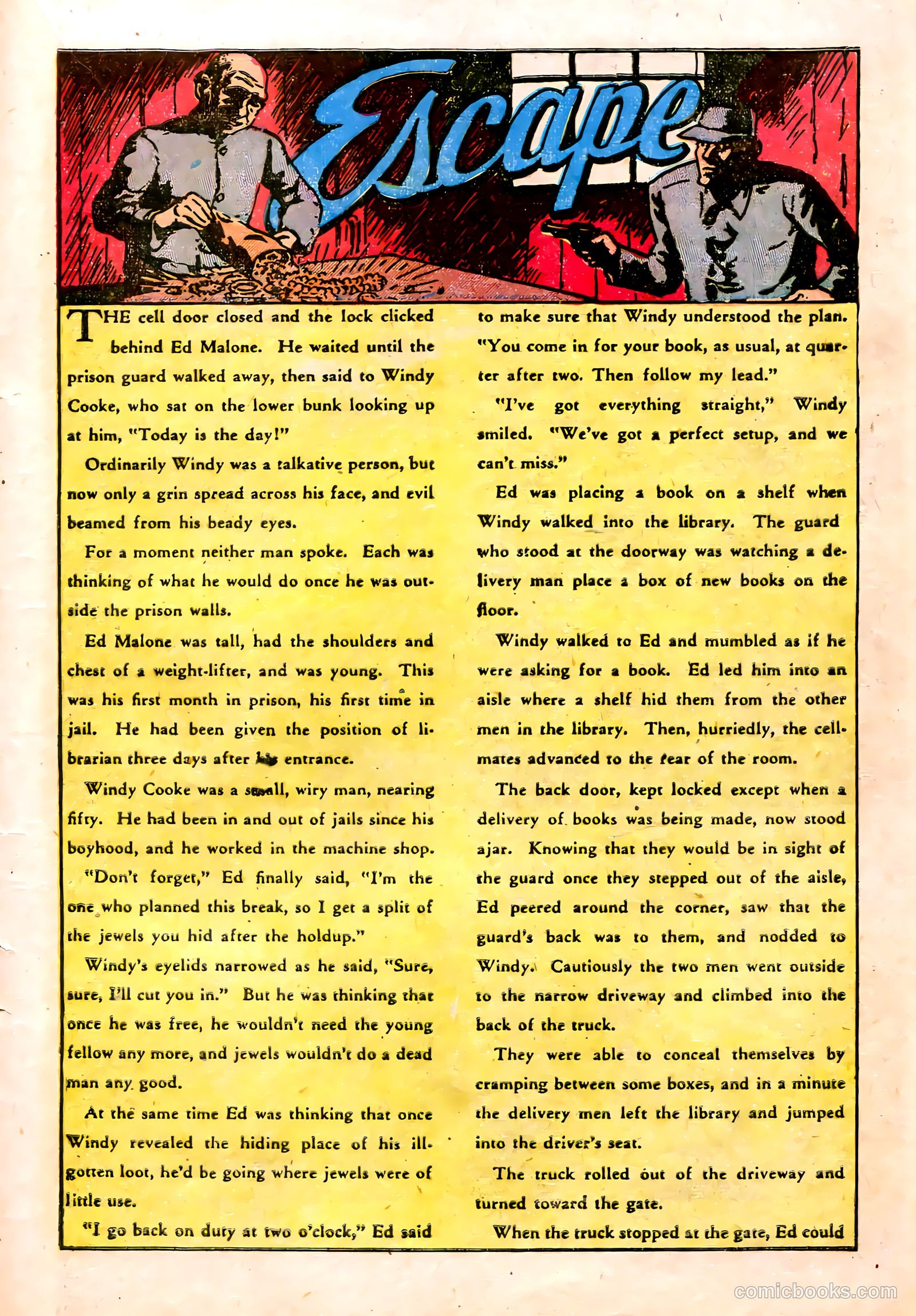 Thrilling Crime Cases #46 (1951) — page 21 of 36