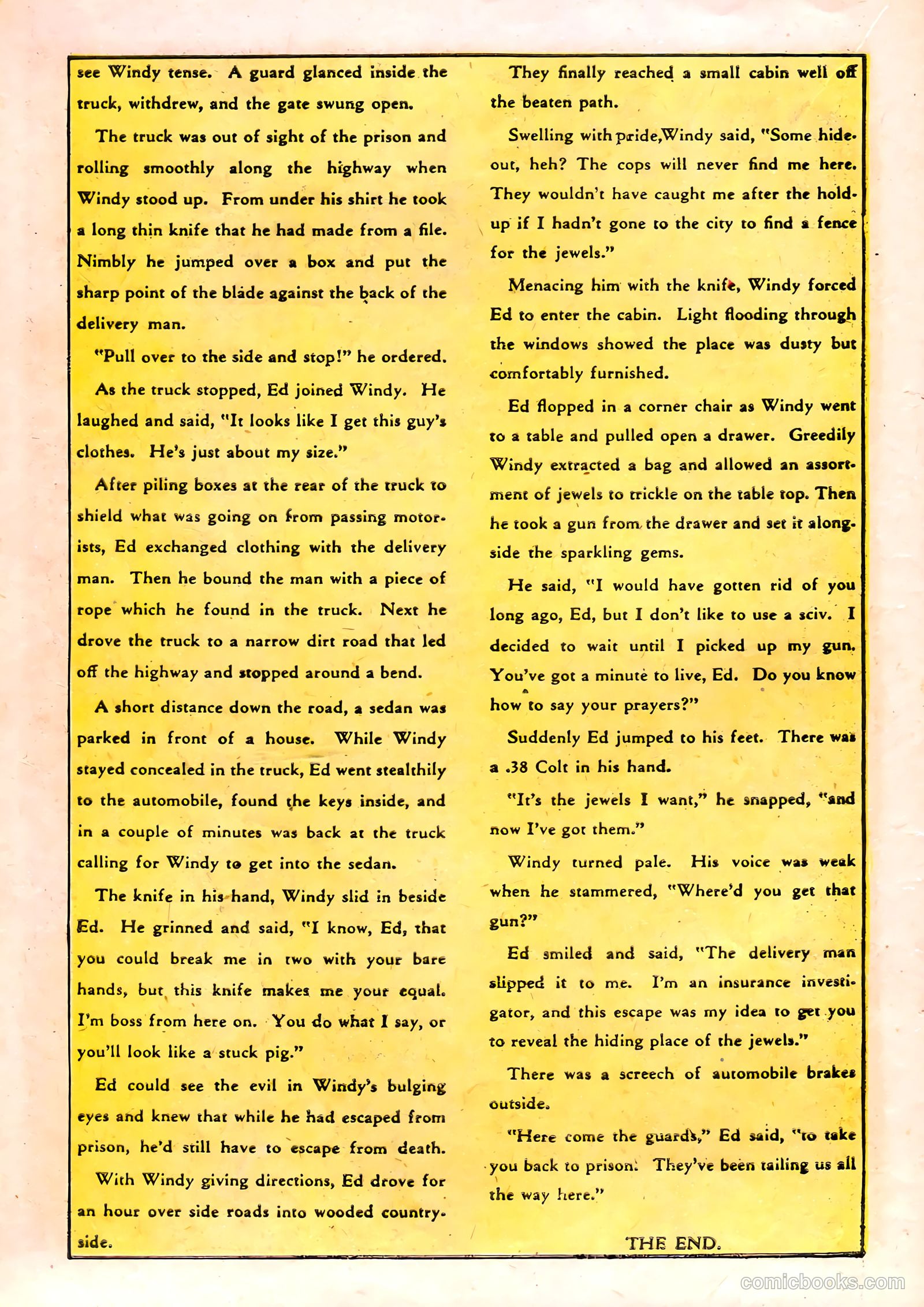 Thrilling Crime Cases #46 (1951) — page 22 of 36