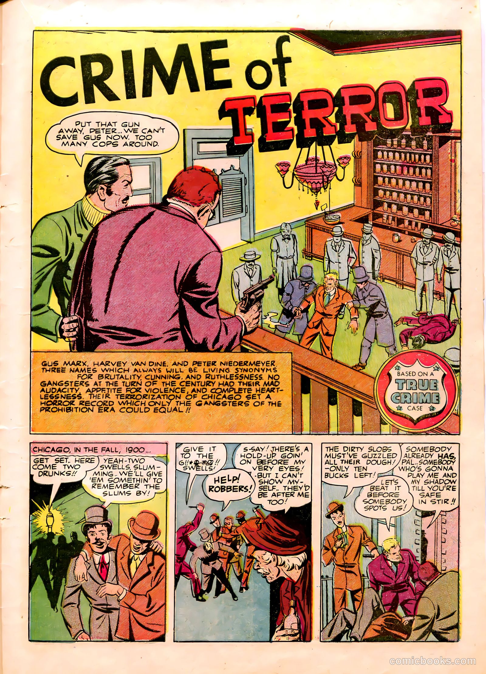 Thrilling Crime Cases #46 (1951) — page 23 of 36