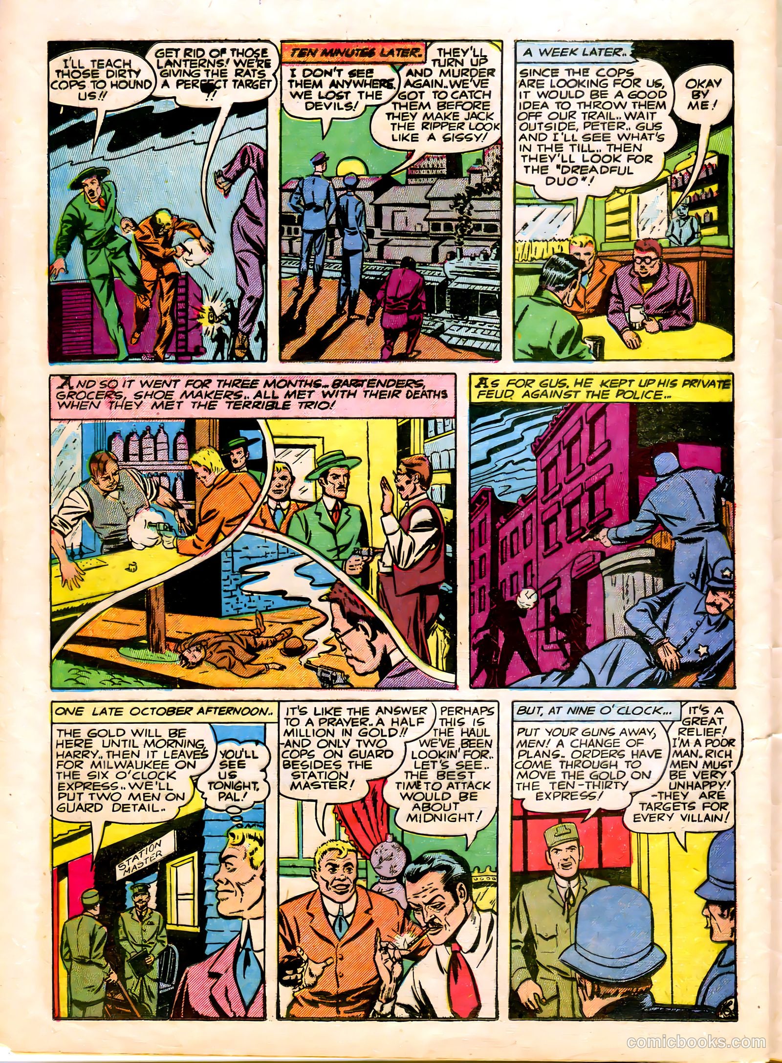 Thrilling Crime Cases #46 (1951) — page 28 of 36