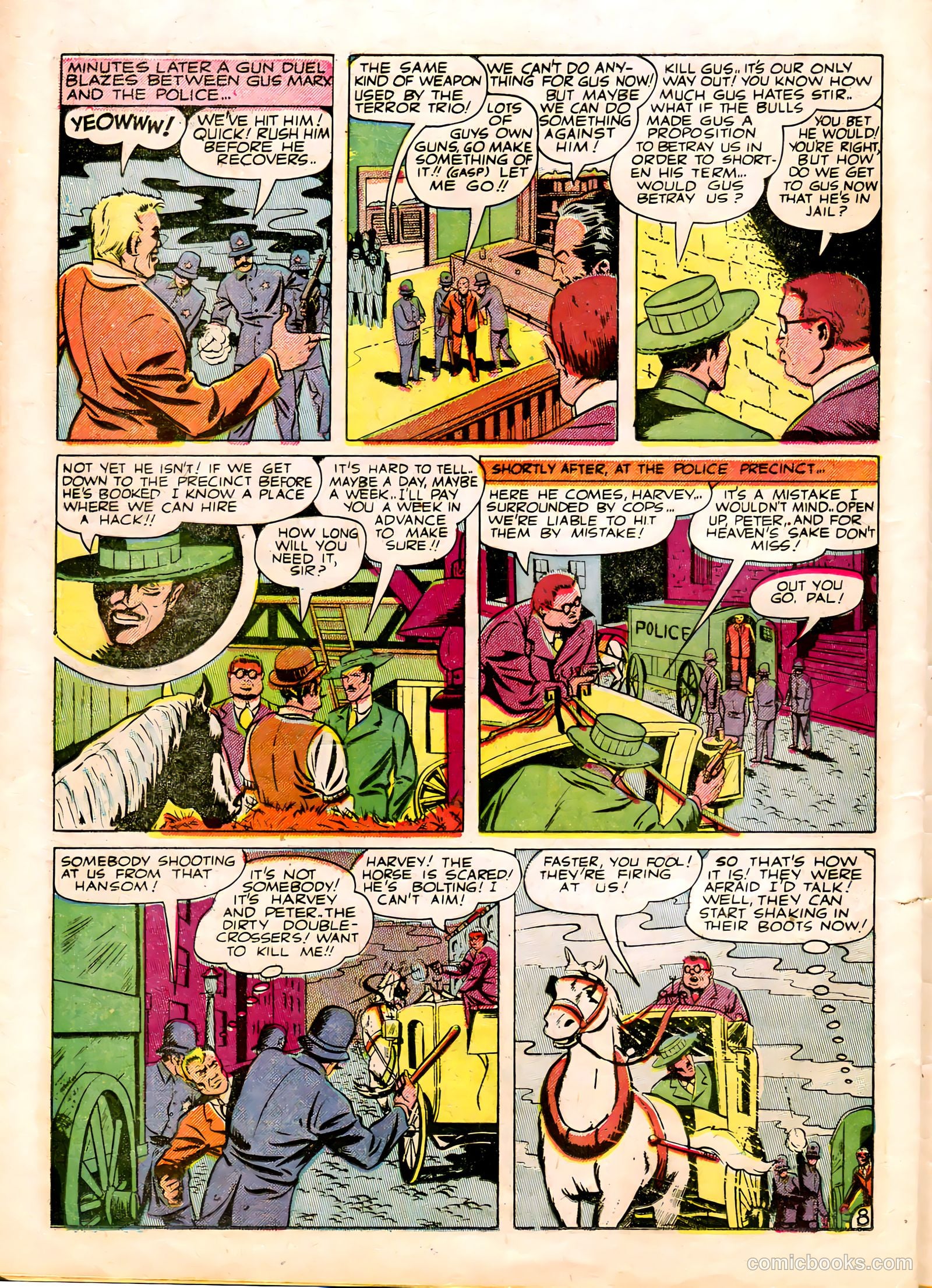 Thrilling Crime Cases #46 (1951) — page 30 of 36