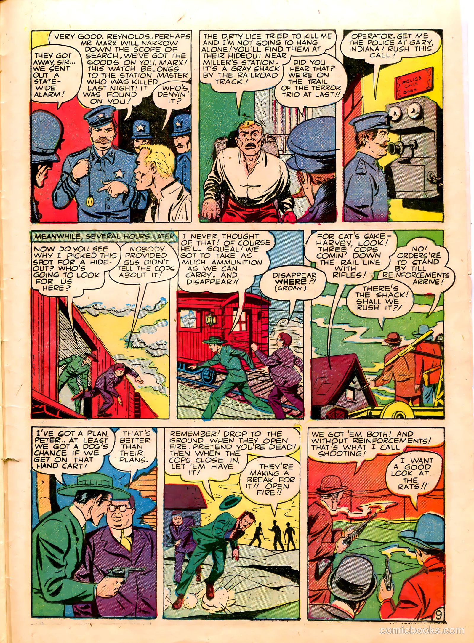 Thrilling Crime Cases #46 (1951) — page 31 of 36