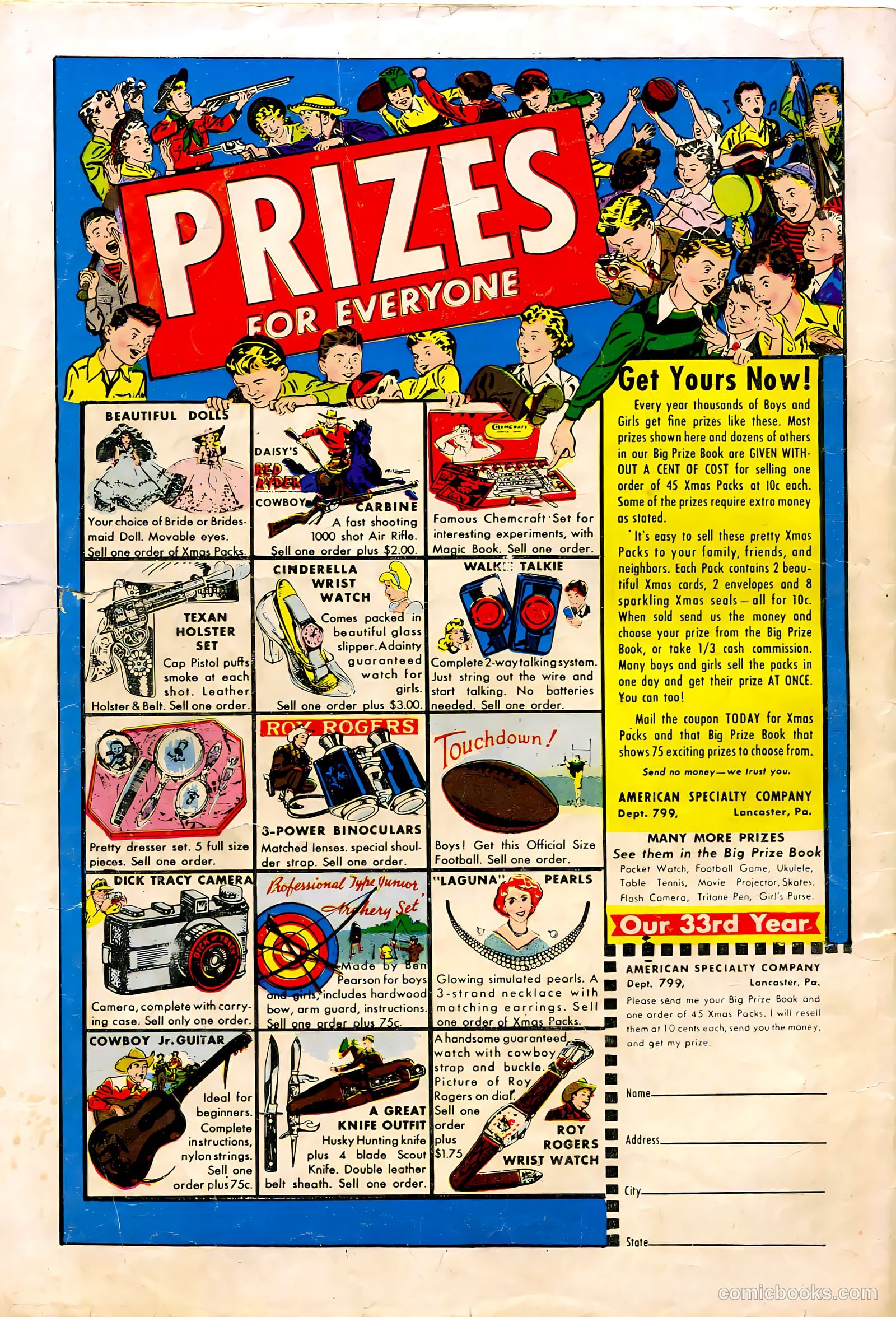 Thrilling Crime Cases #46 (1951) — page 36 of 36