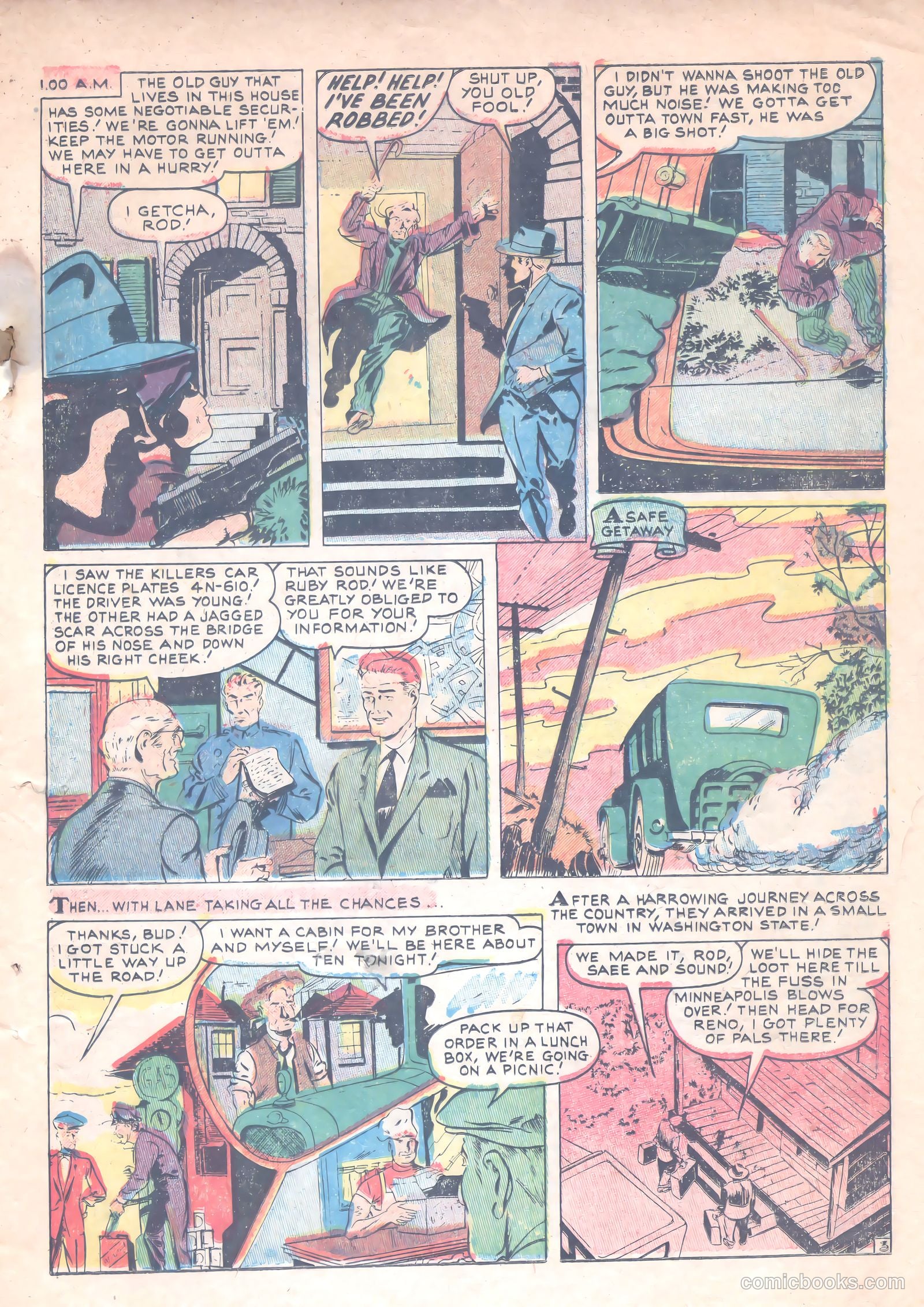 Thrilling Crime Cases #47 (1952) — page 5 of 37