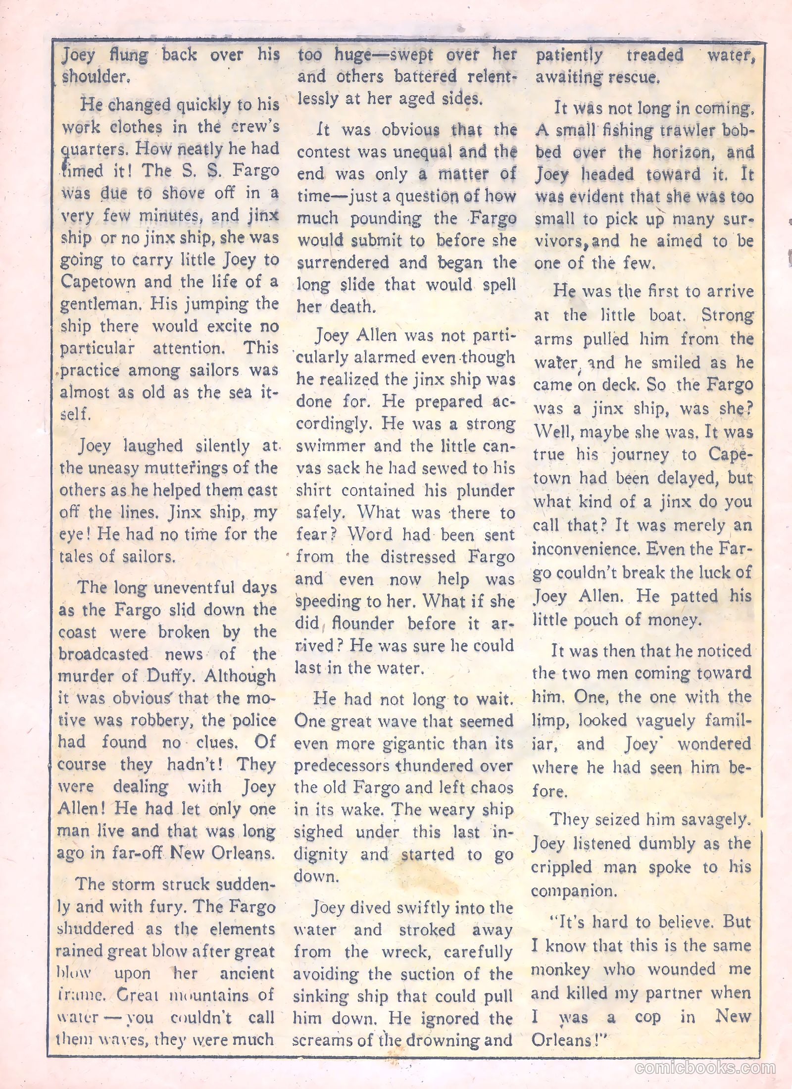 Thrilling Crime Cases #47 (1952) — page 22 of 37