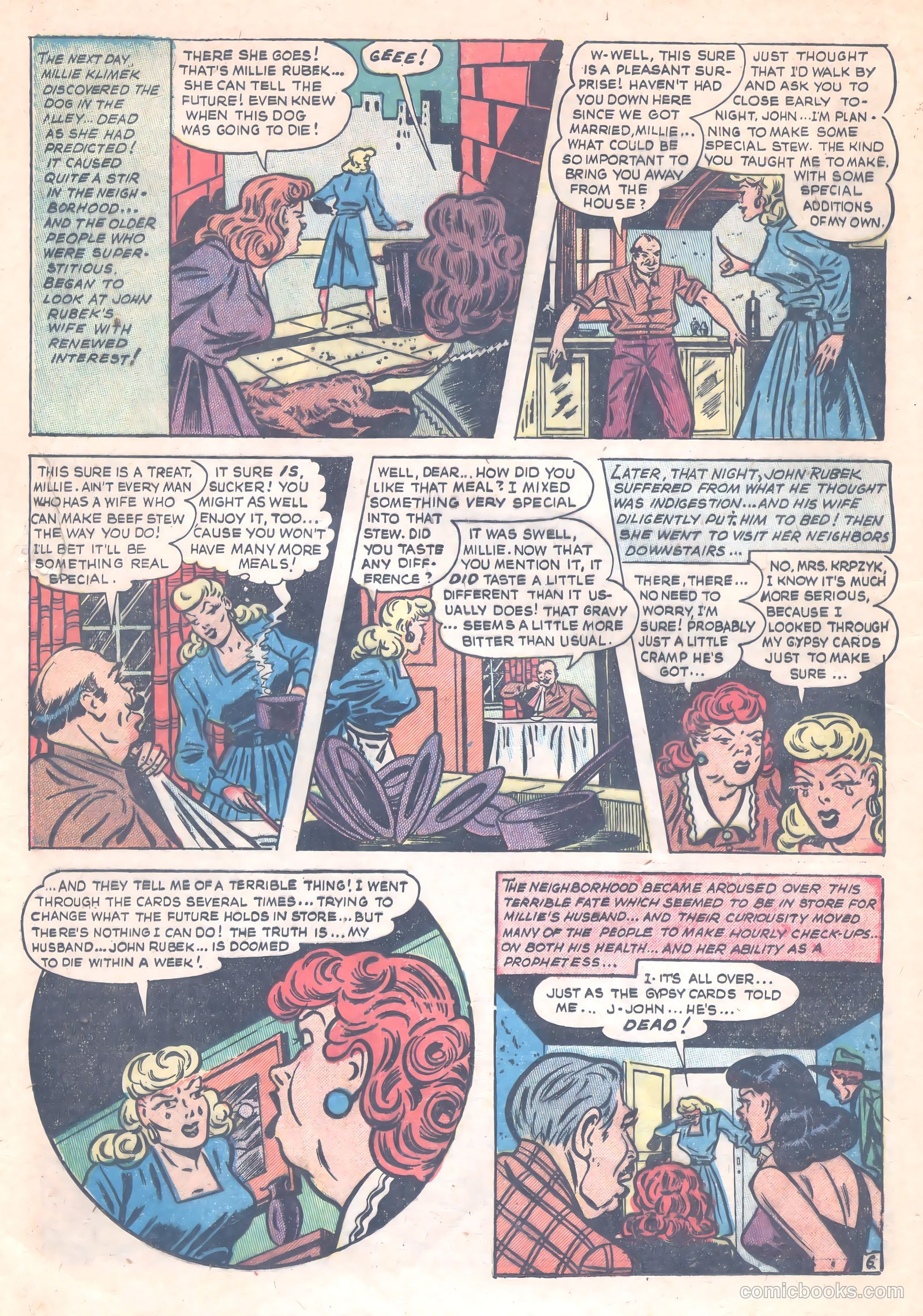 Thrilling Crime Cases #47 (1952) — page 28 of 37