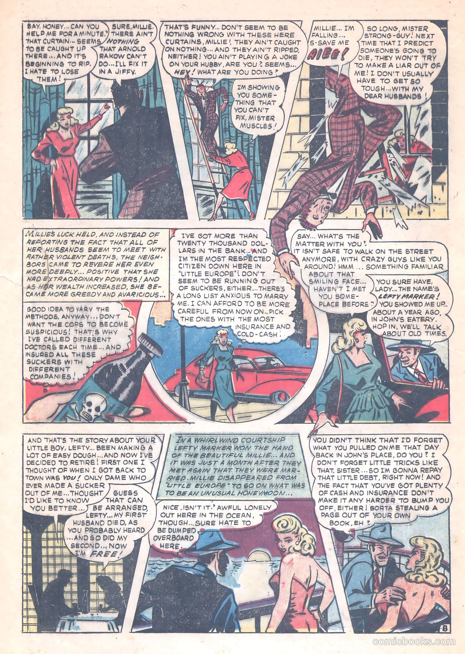 Thrilling Crime Cases #47 (1952) — page 30 of 37
