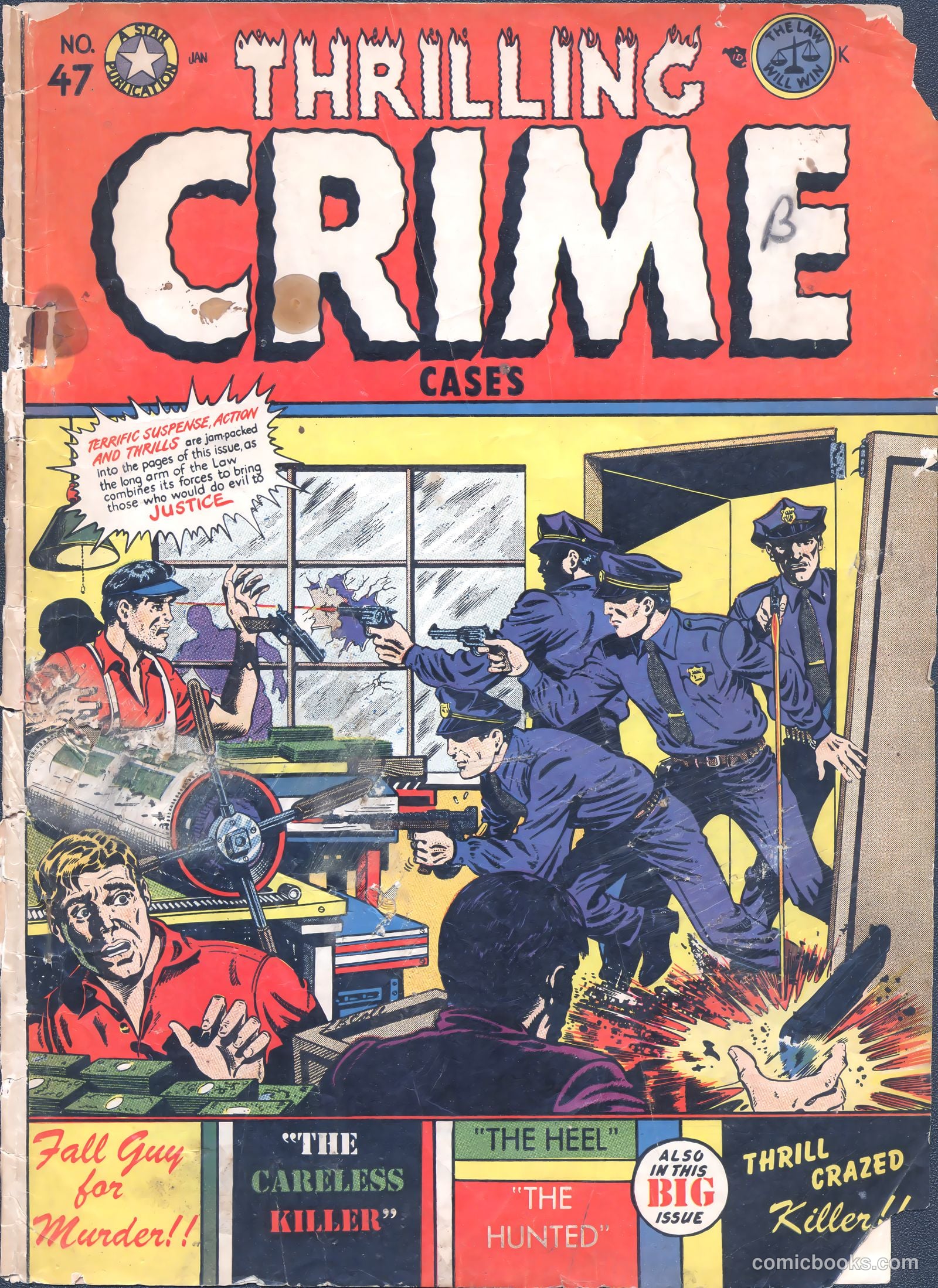 Thrilling Crime Cases #47 (1952) — page 37 of 37