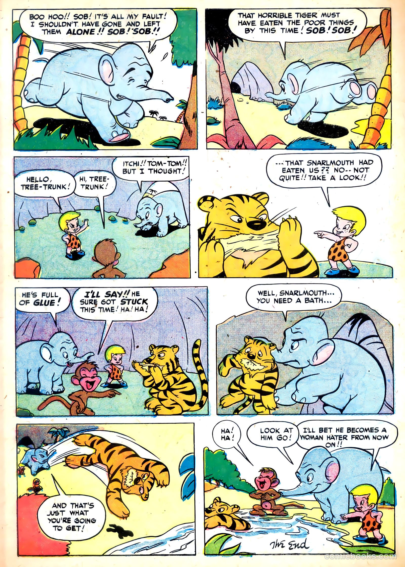 Tick Tock Tales [Tick Tock Comics] #25 (1948) — page 34 of 36