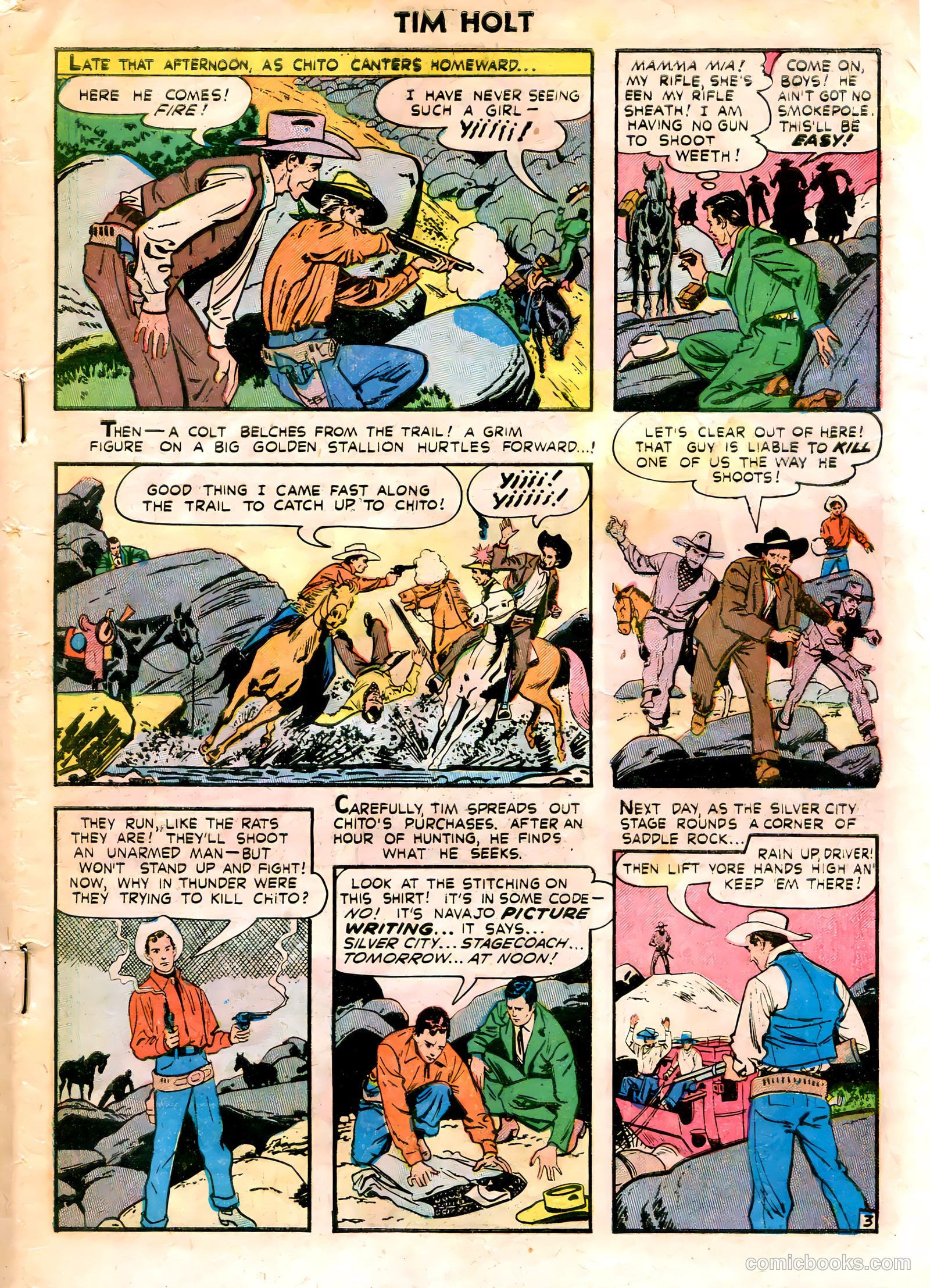 Tim Holt #26 (1951) — page 4 of 34