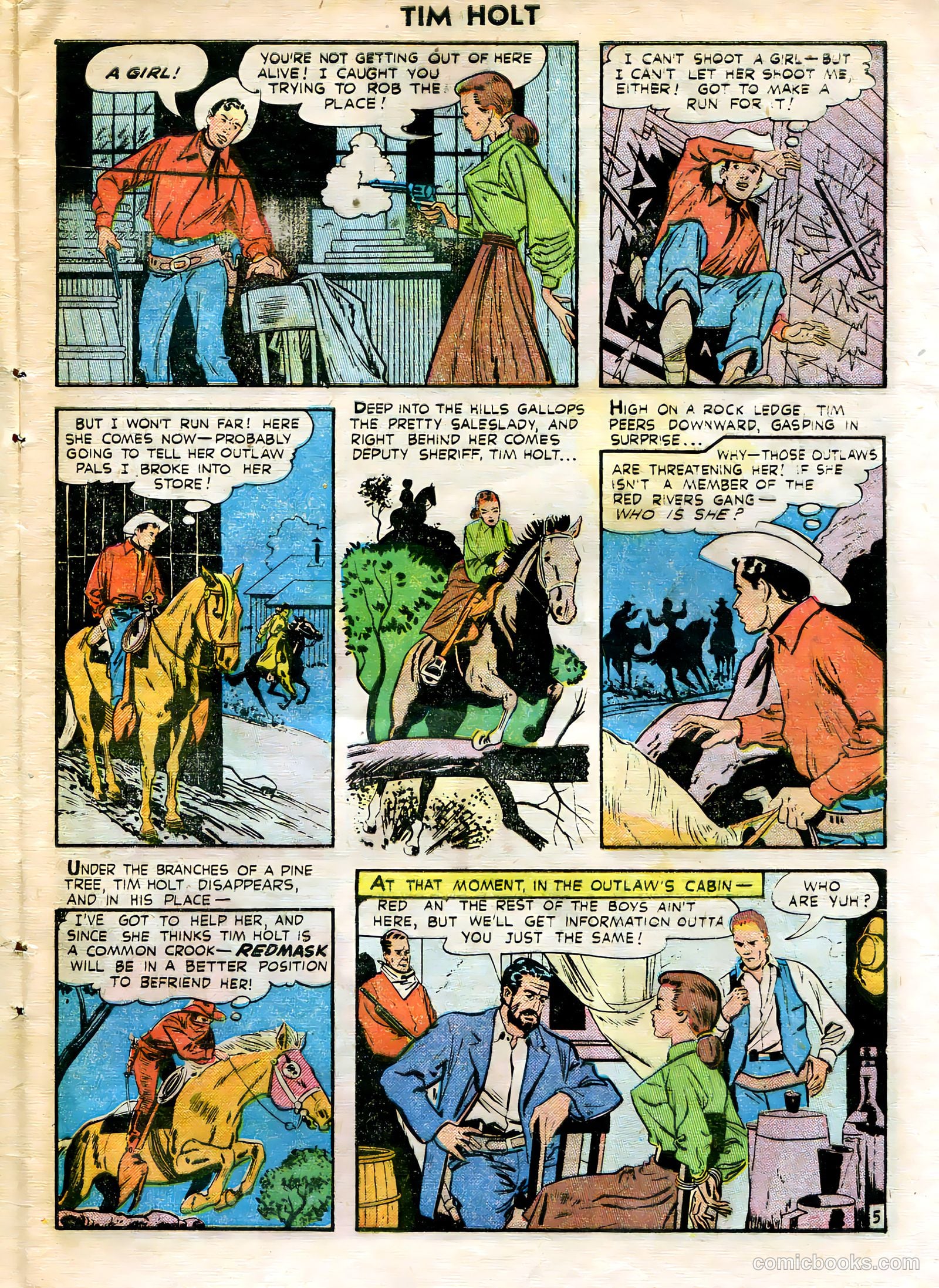 Tim Holt #26 (1951) — page 6 of 34