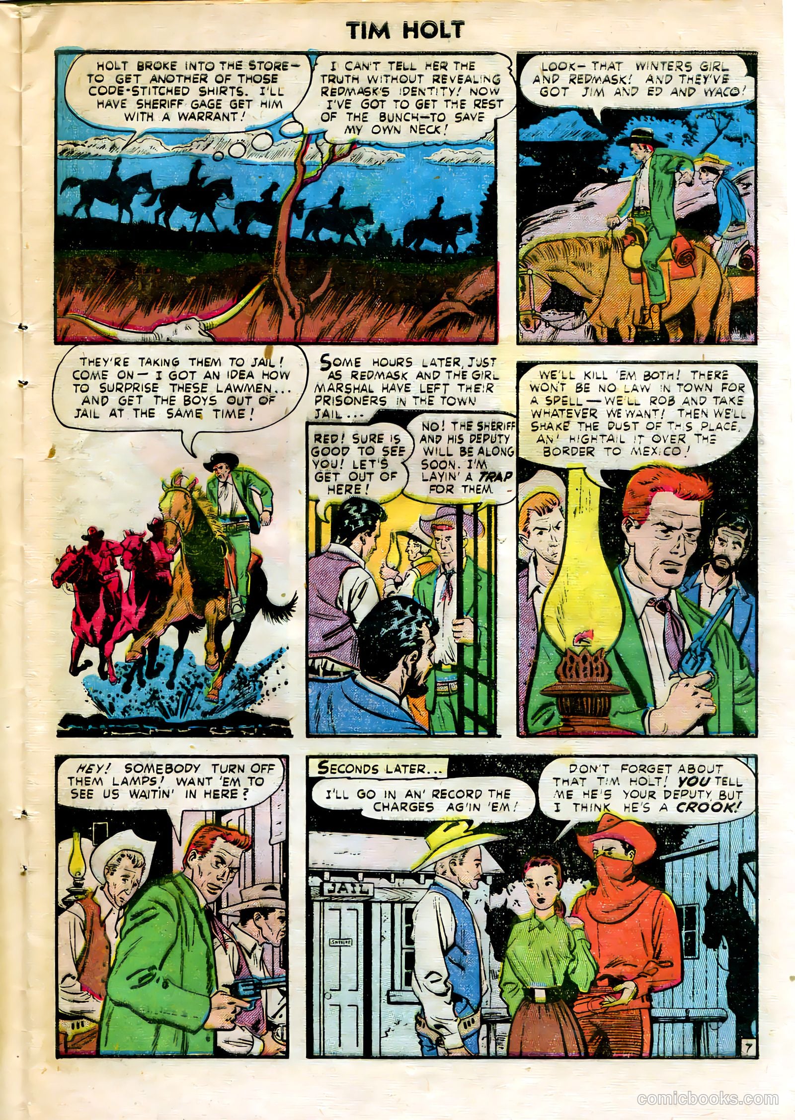 Tim Holt #26 (1951) — page 8 of 34