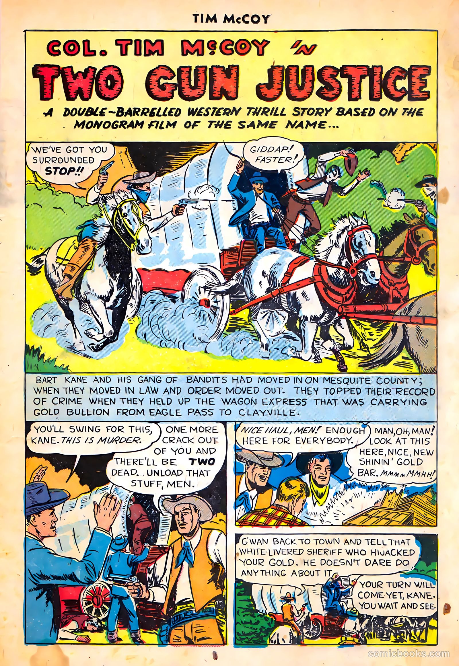 Tim McCoy #18 (1949) — page 3 of 35