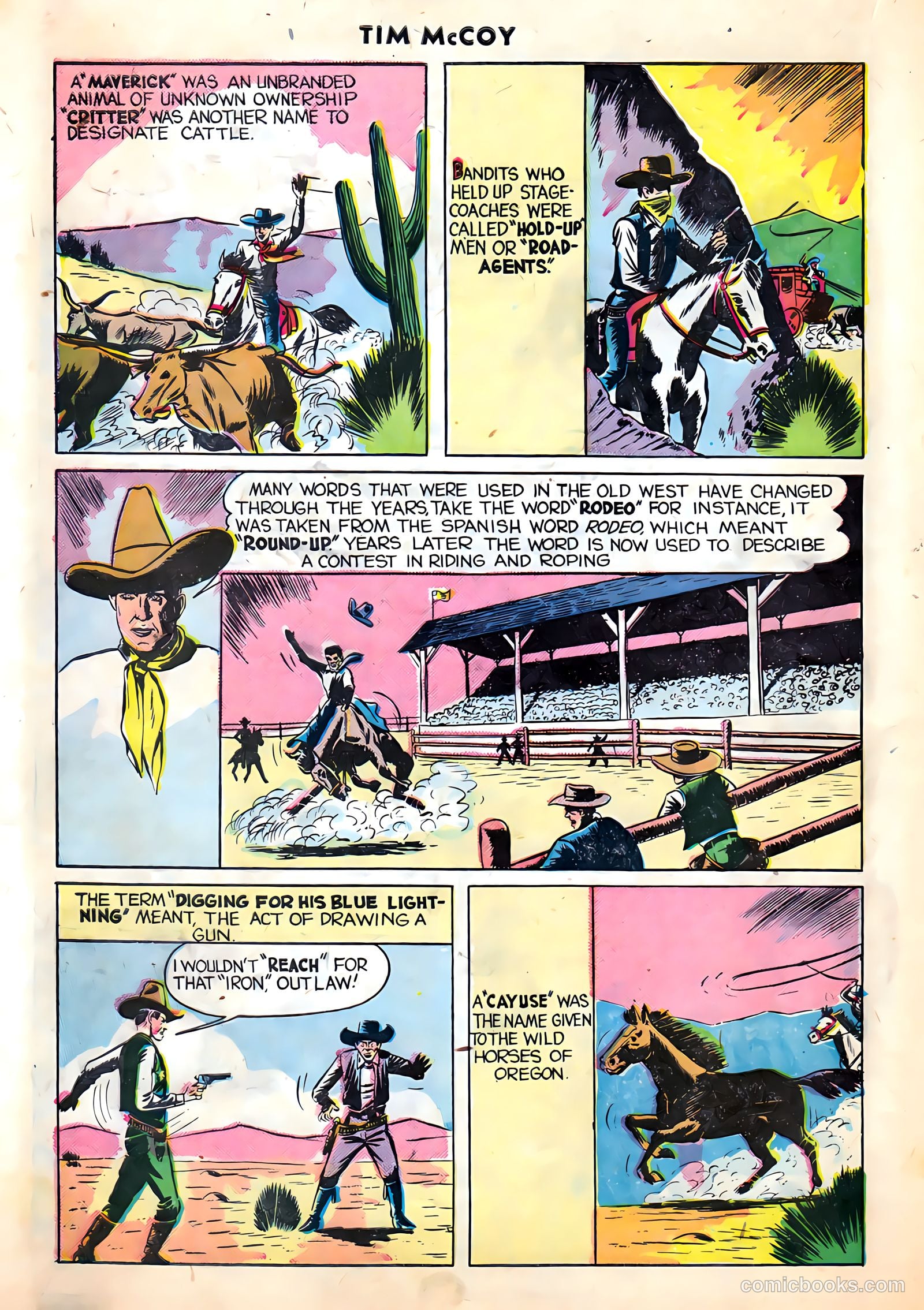 Tim McCoy #18 (1949) — page 16 of 35
