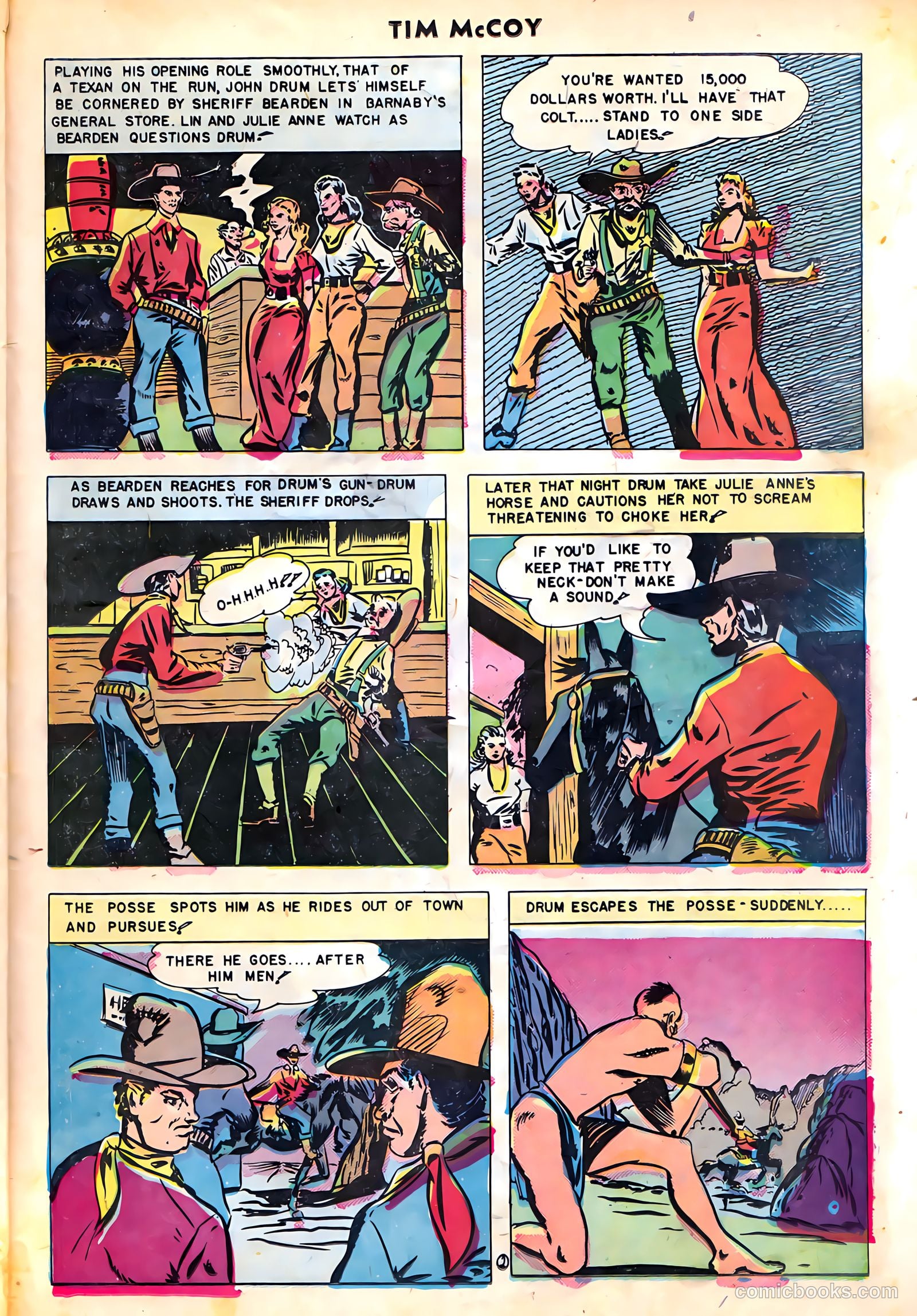 Tim McCoy #18 (1949) — page 29 of 35
