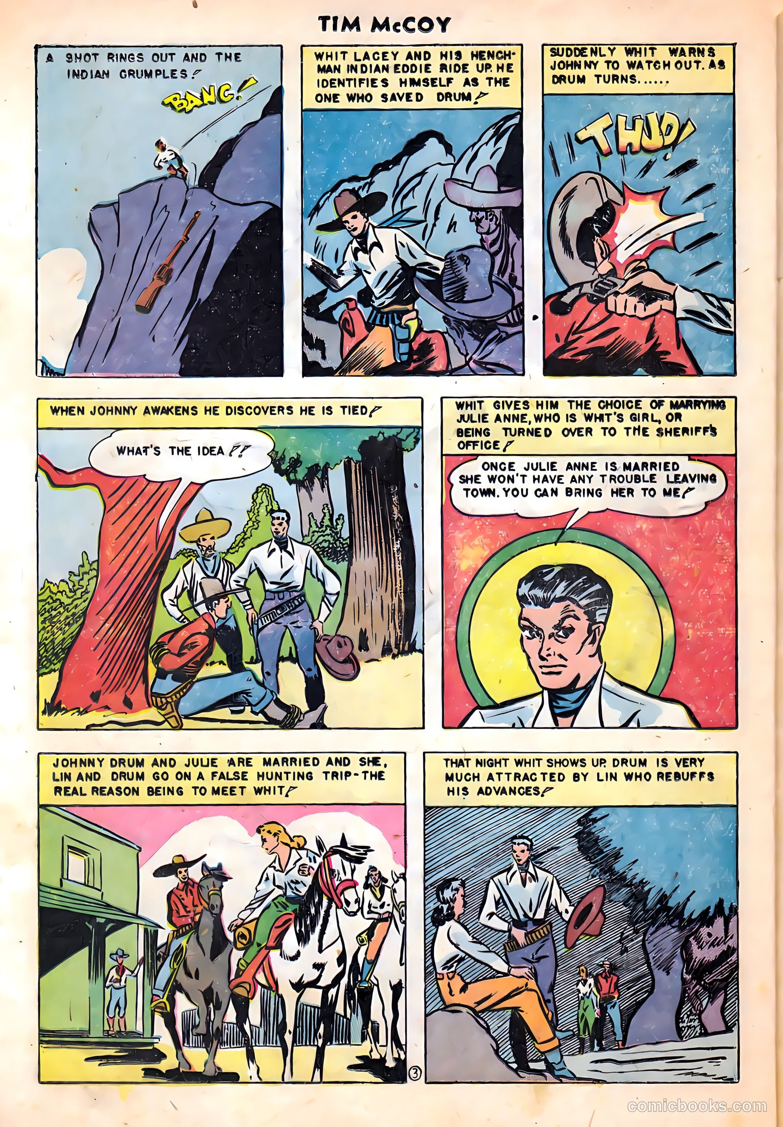 Tim McCoy #18 (1949) — page 30 of 35